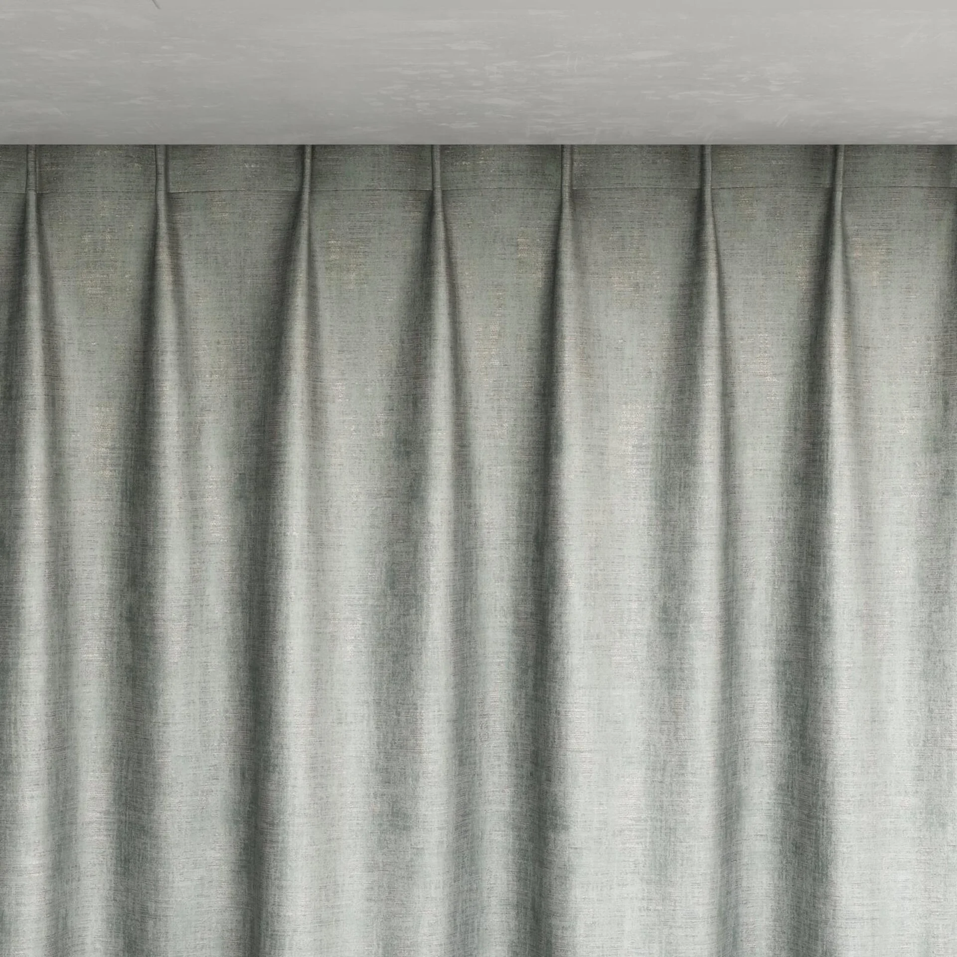 Top view of Nominee Mineral, pinch pleat
