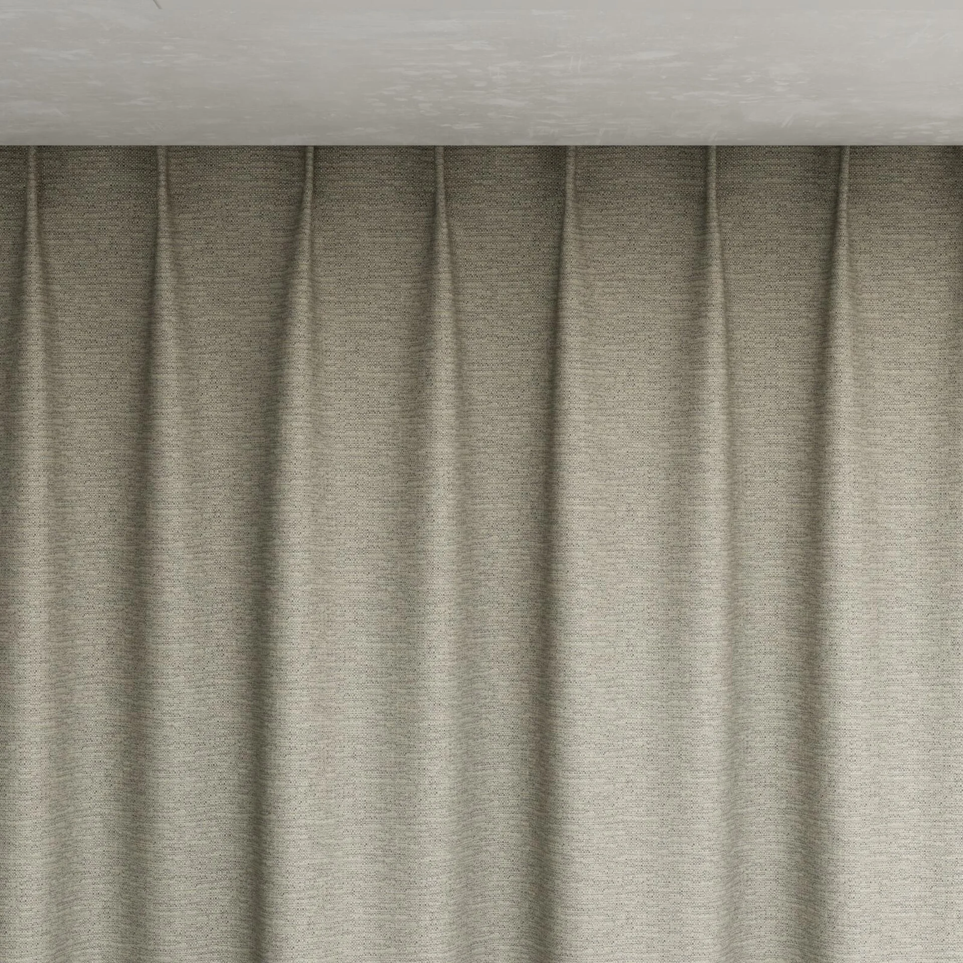 Top view of Bravo Pebble, pinch pleat