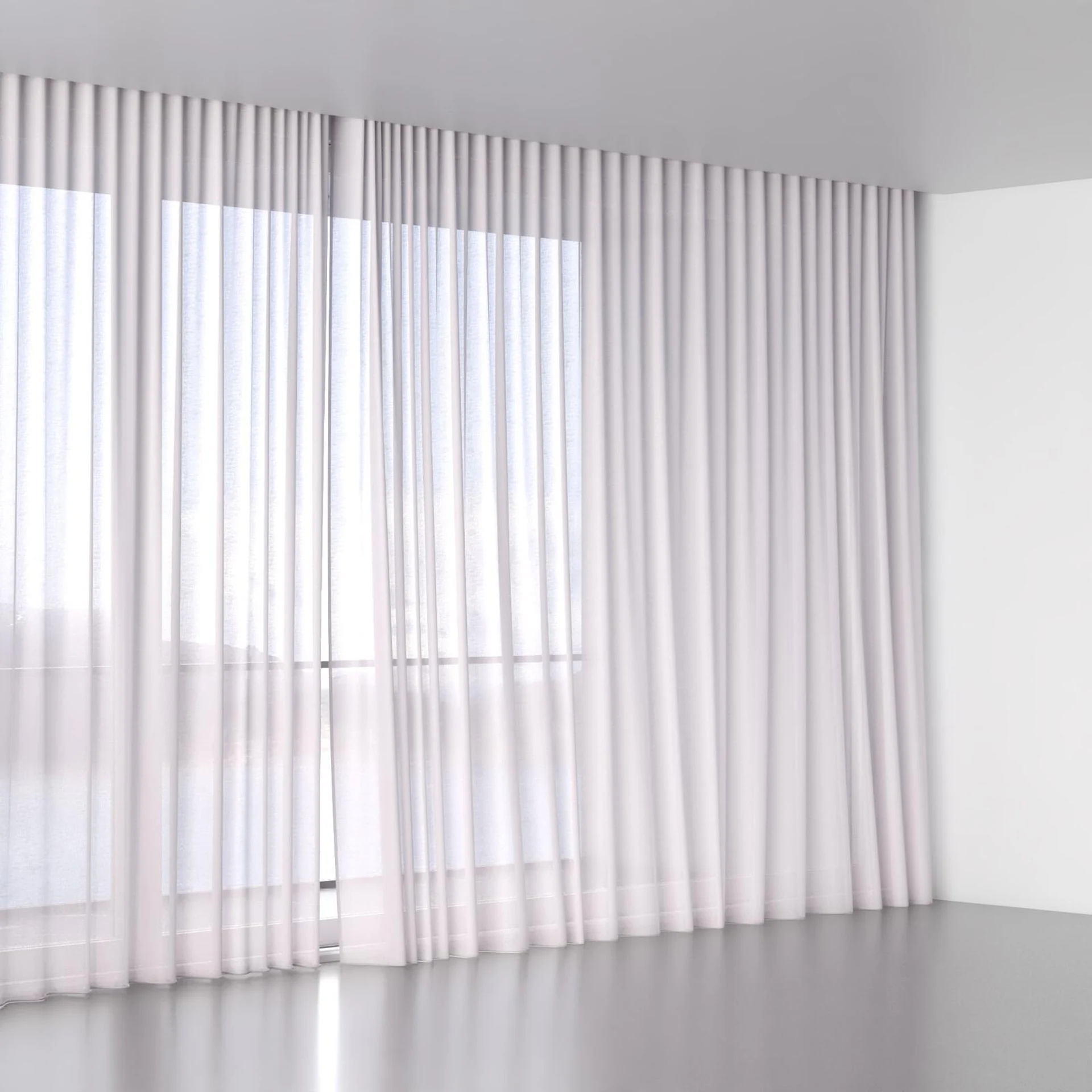 Full view of Sunlight Petal, wave pleat