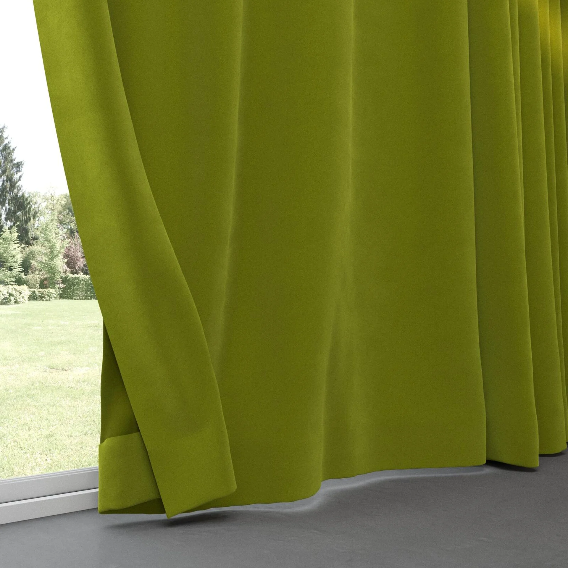 Bottom view of Verbier Oasis, pinch pleat
