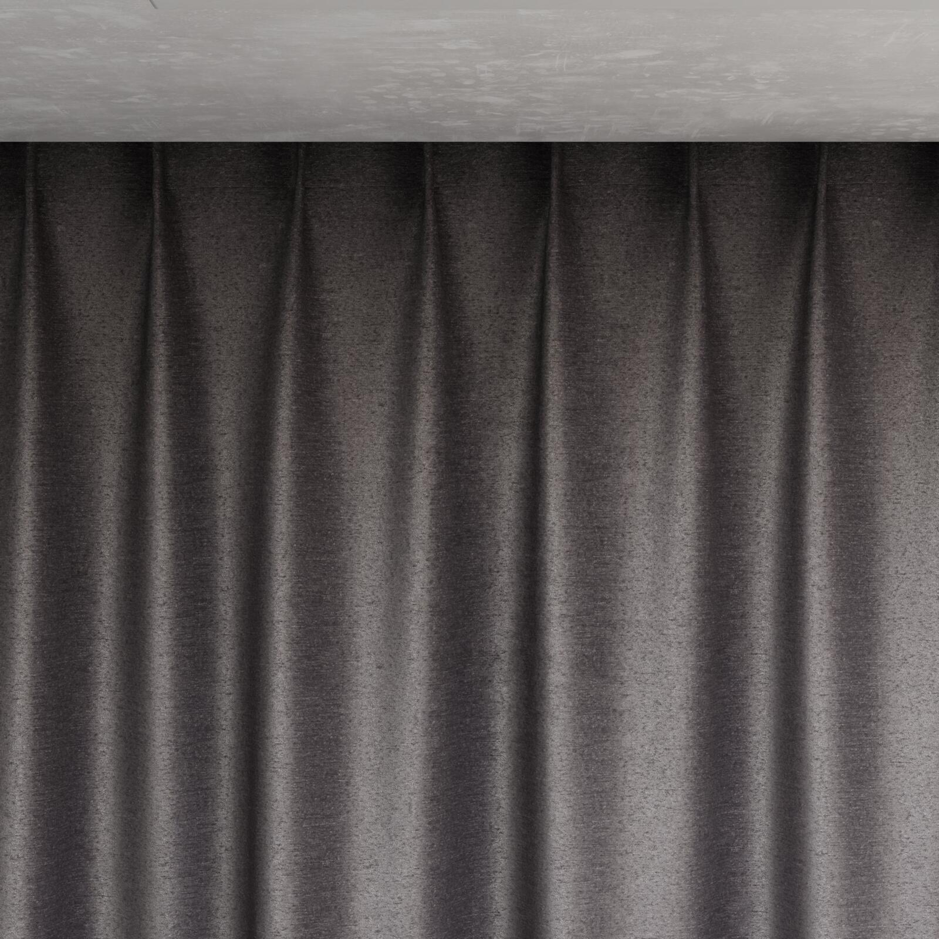 Top view of Lambada Metal, pinch pleat