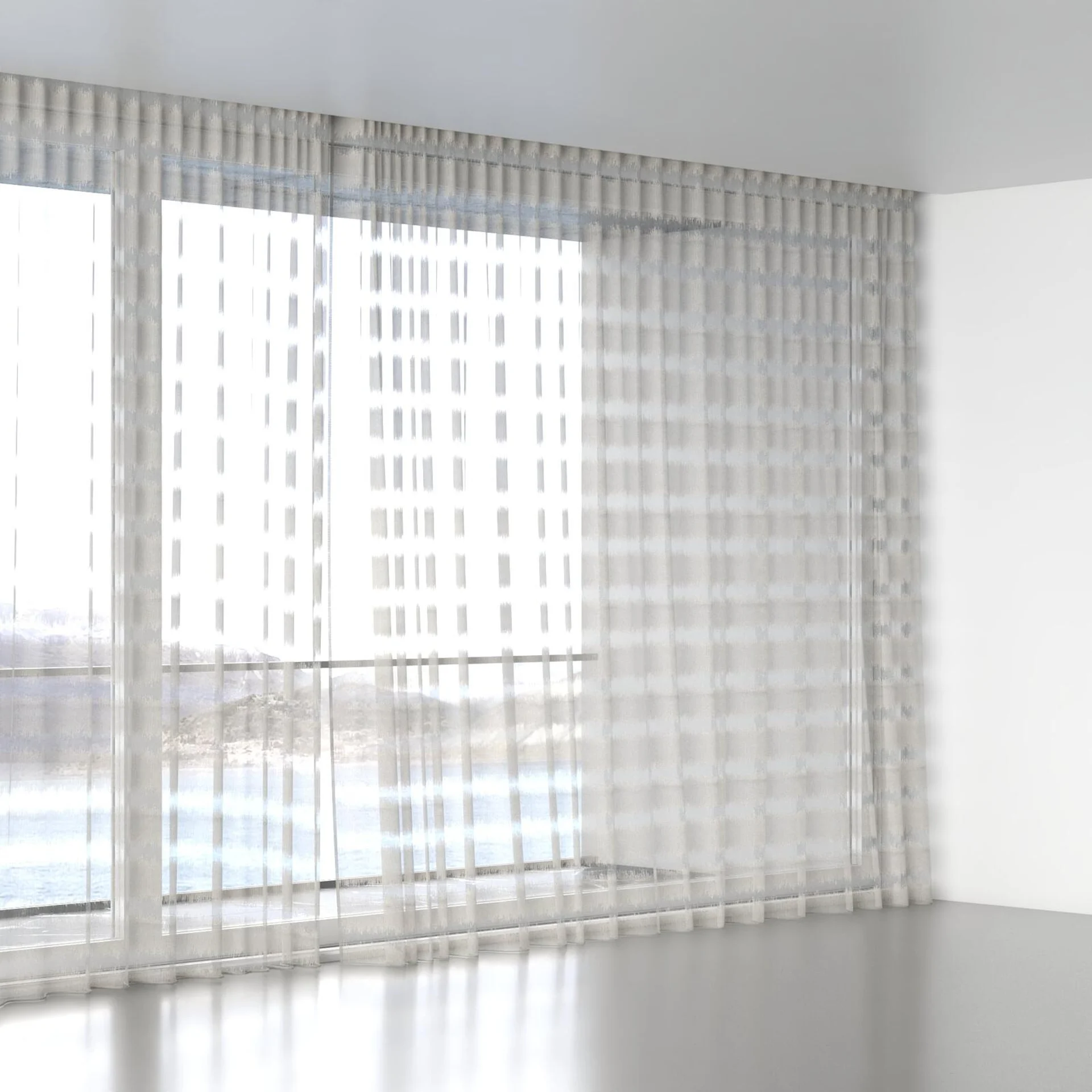 Full view of Speed Nougat, wave pleat