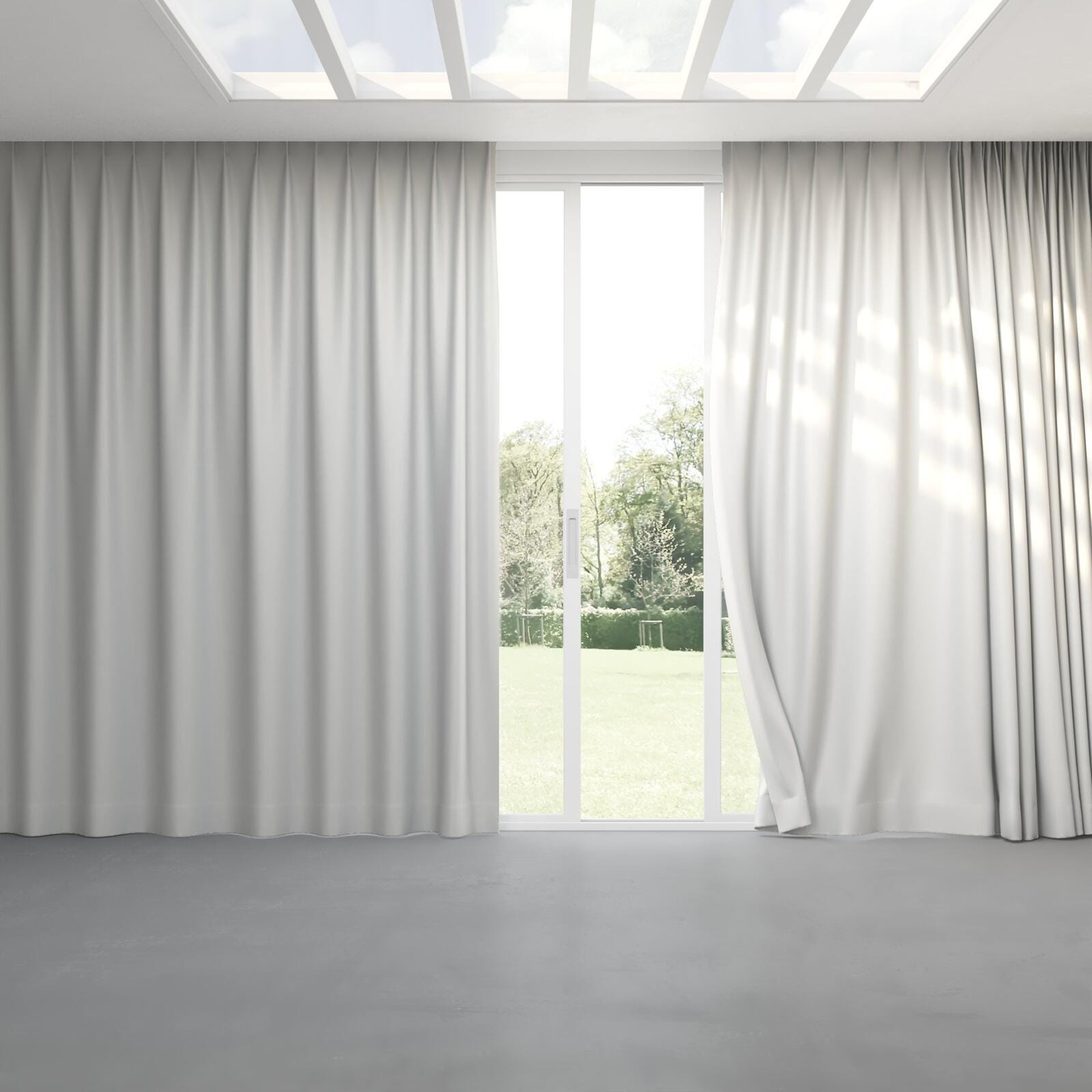 Full view of Atelier Ivory, pinch pleat