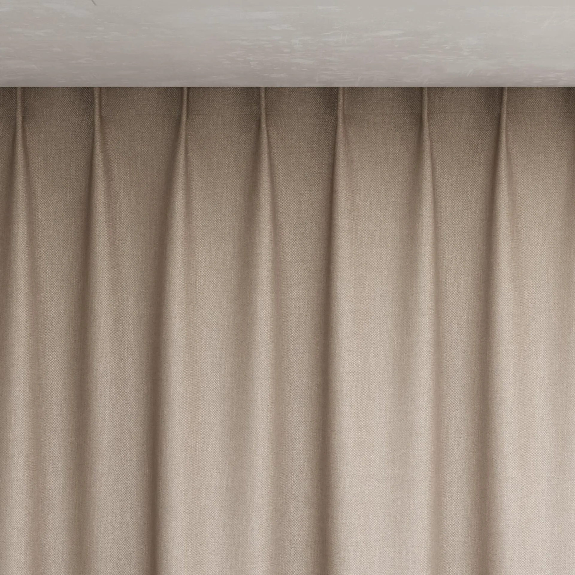 Top view of Bronco Zinc, pinch pleat