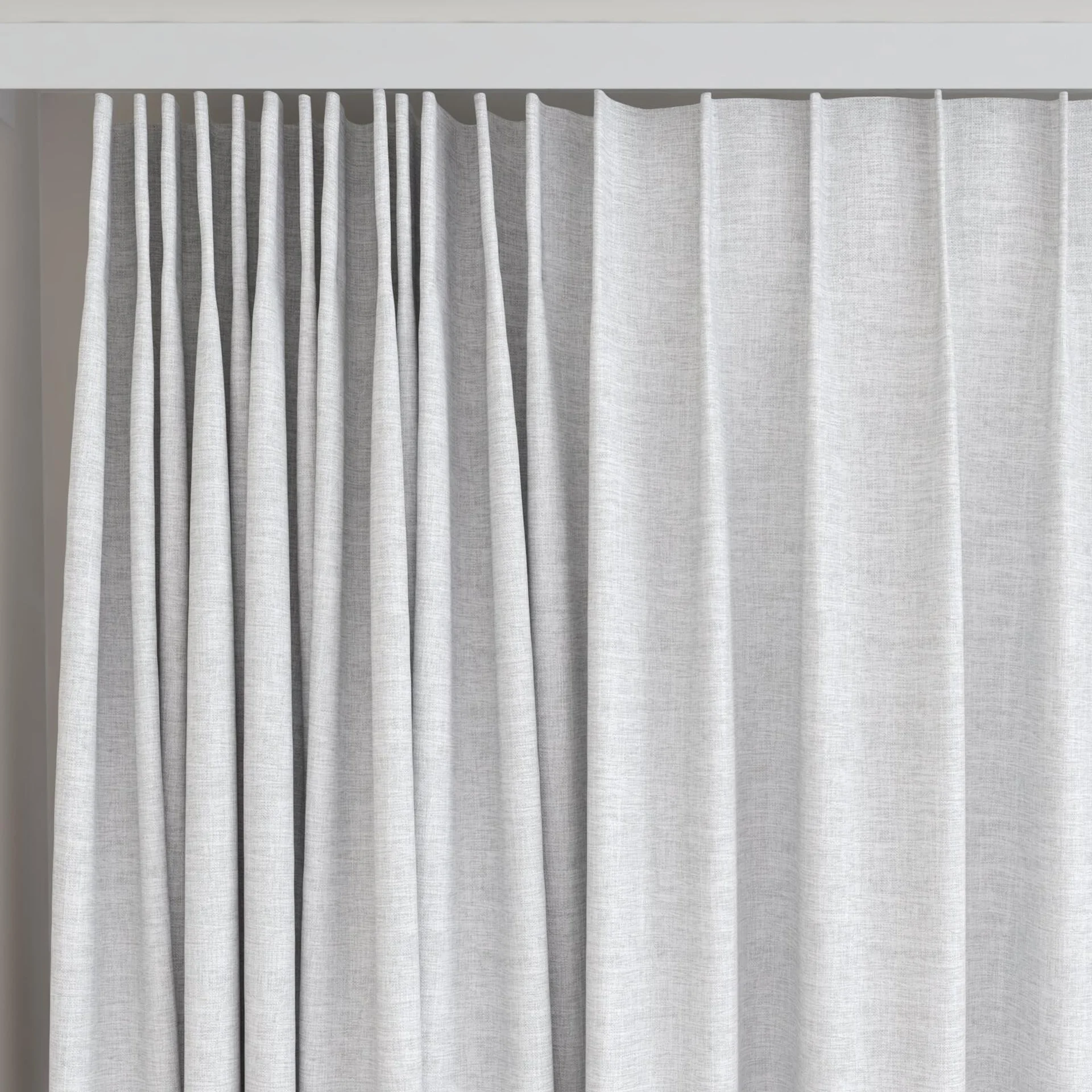 Top view of Envoy 2 Cloud 320cm, on curtain rail