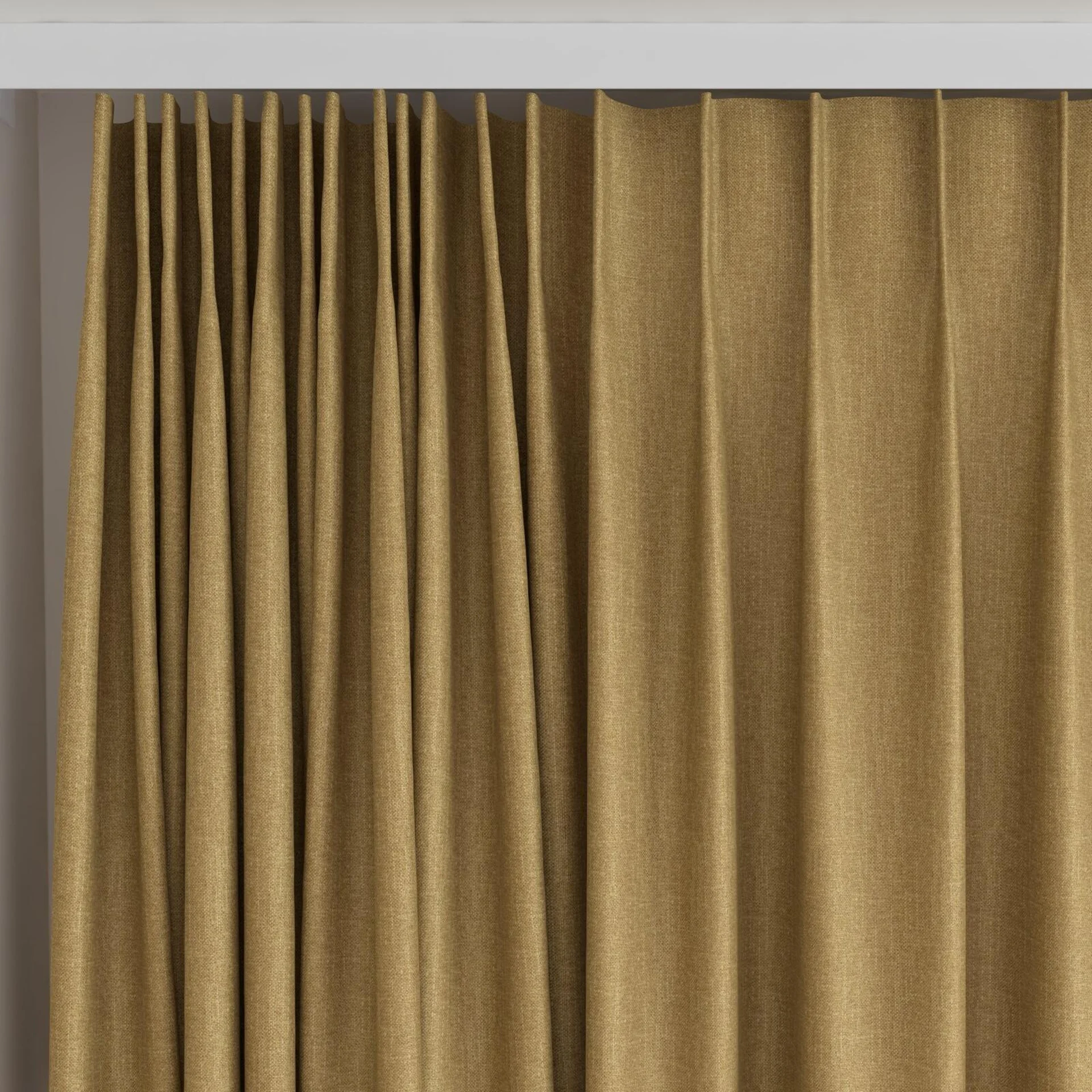 Top view of Excel Camel, on curtain rail