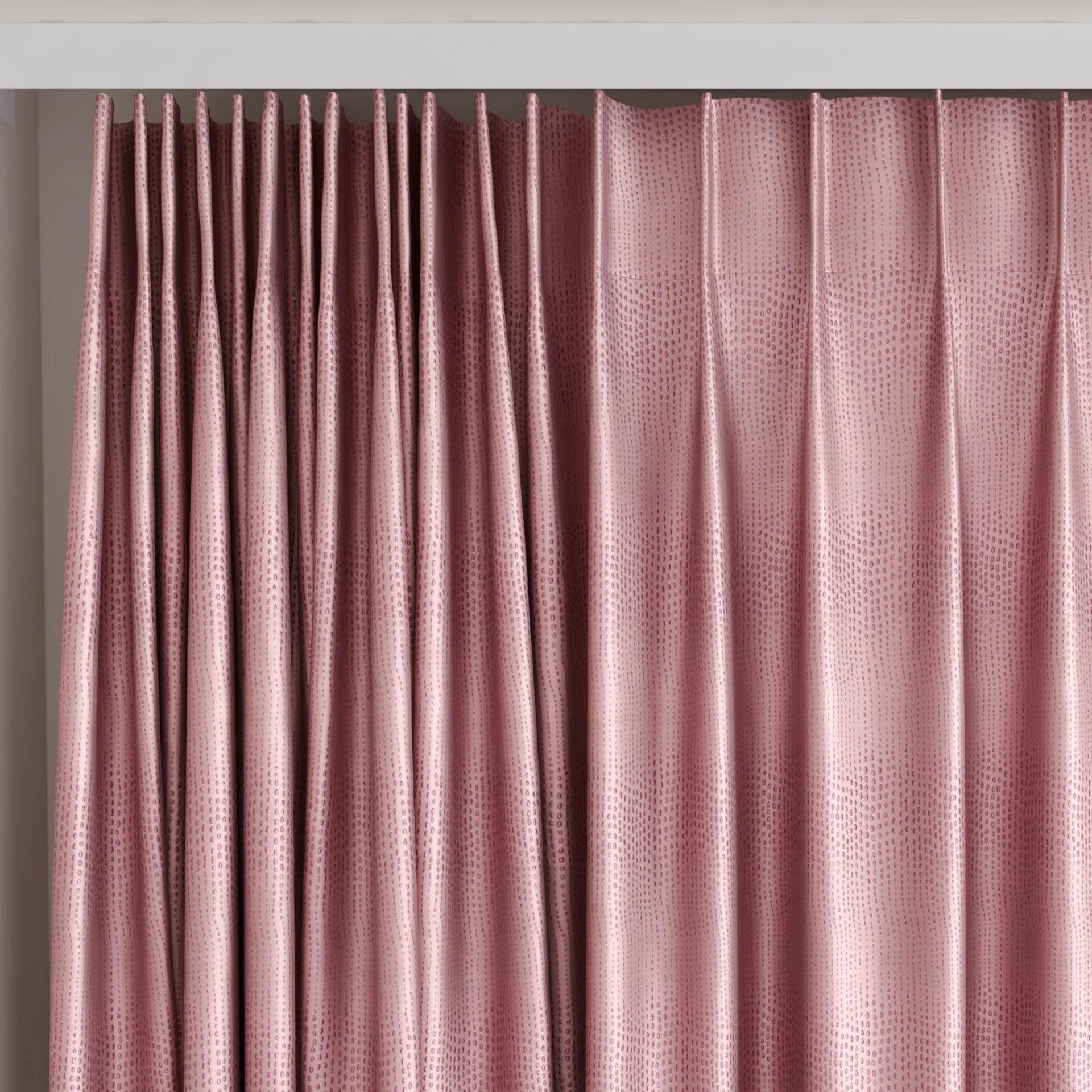 Top view of Glint Port, on curtain rail