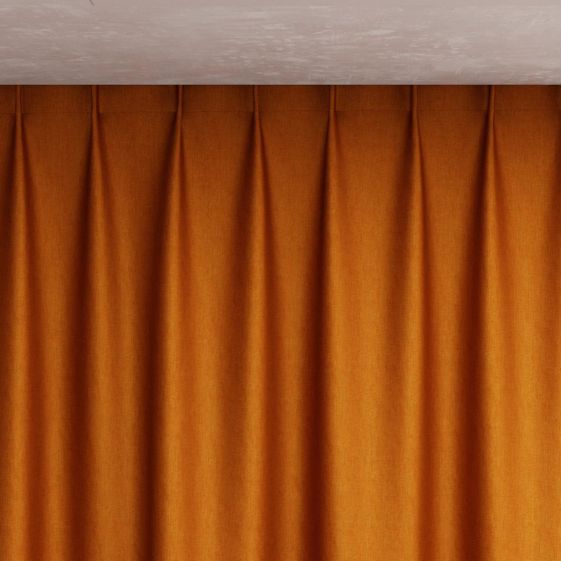 Top view of Matrix Mandarin, pinch pleat