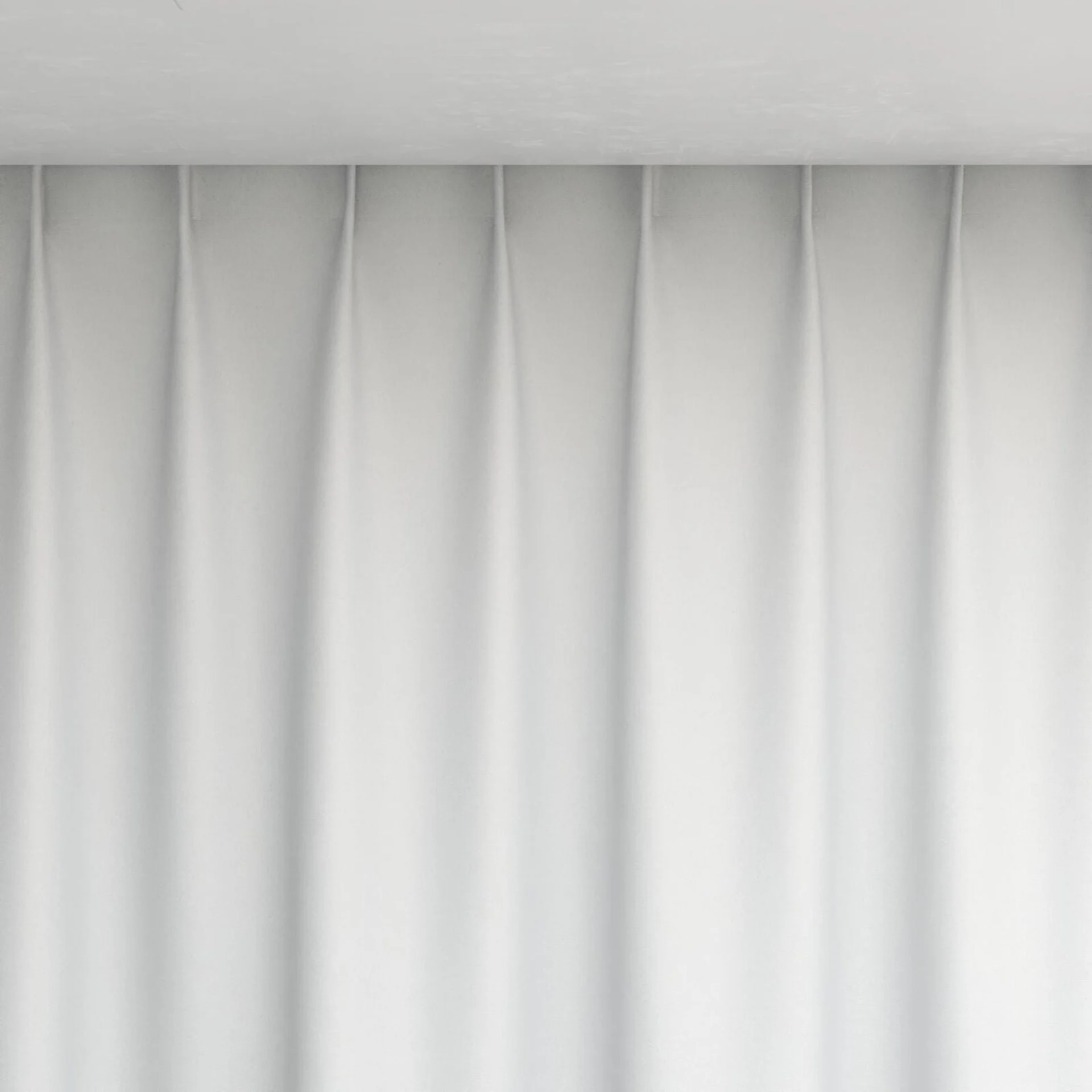 Top view of Hastings White, pinch pleat