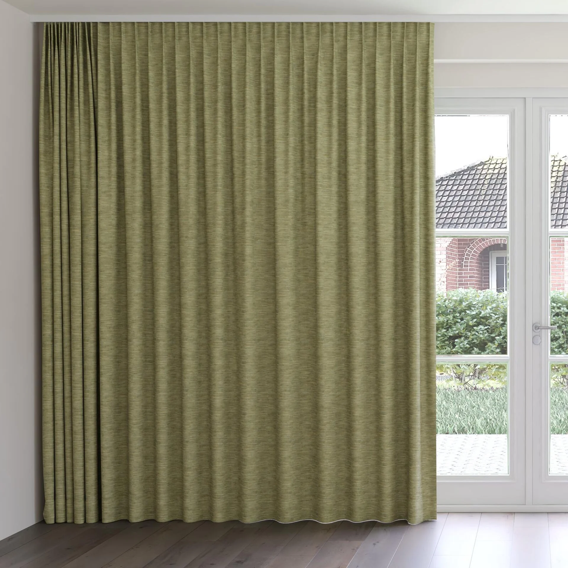 Front view of Venus Cactus, on curtain rail