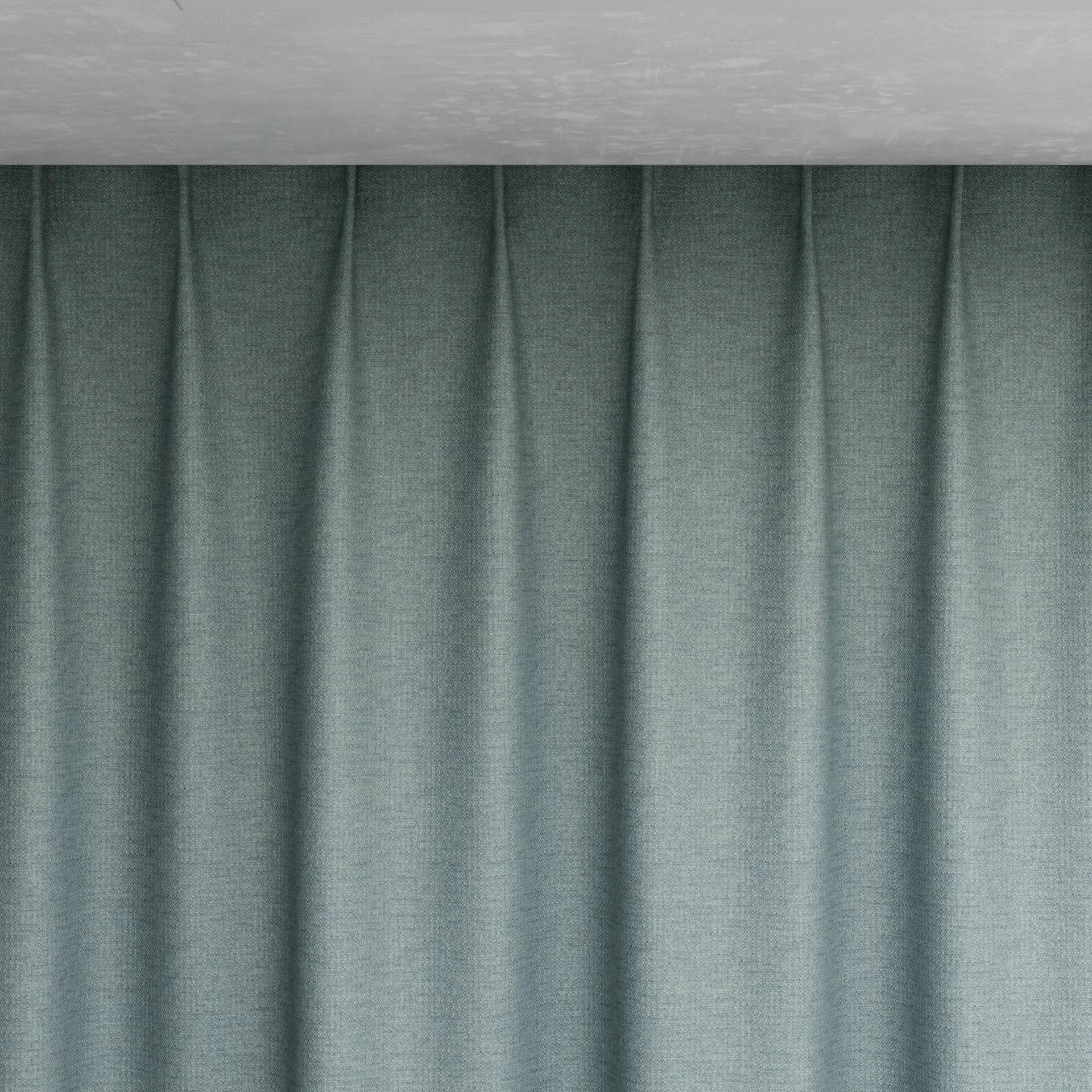 Top view of Bravo Duckegg, pinch pleat