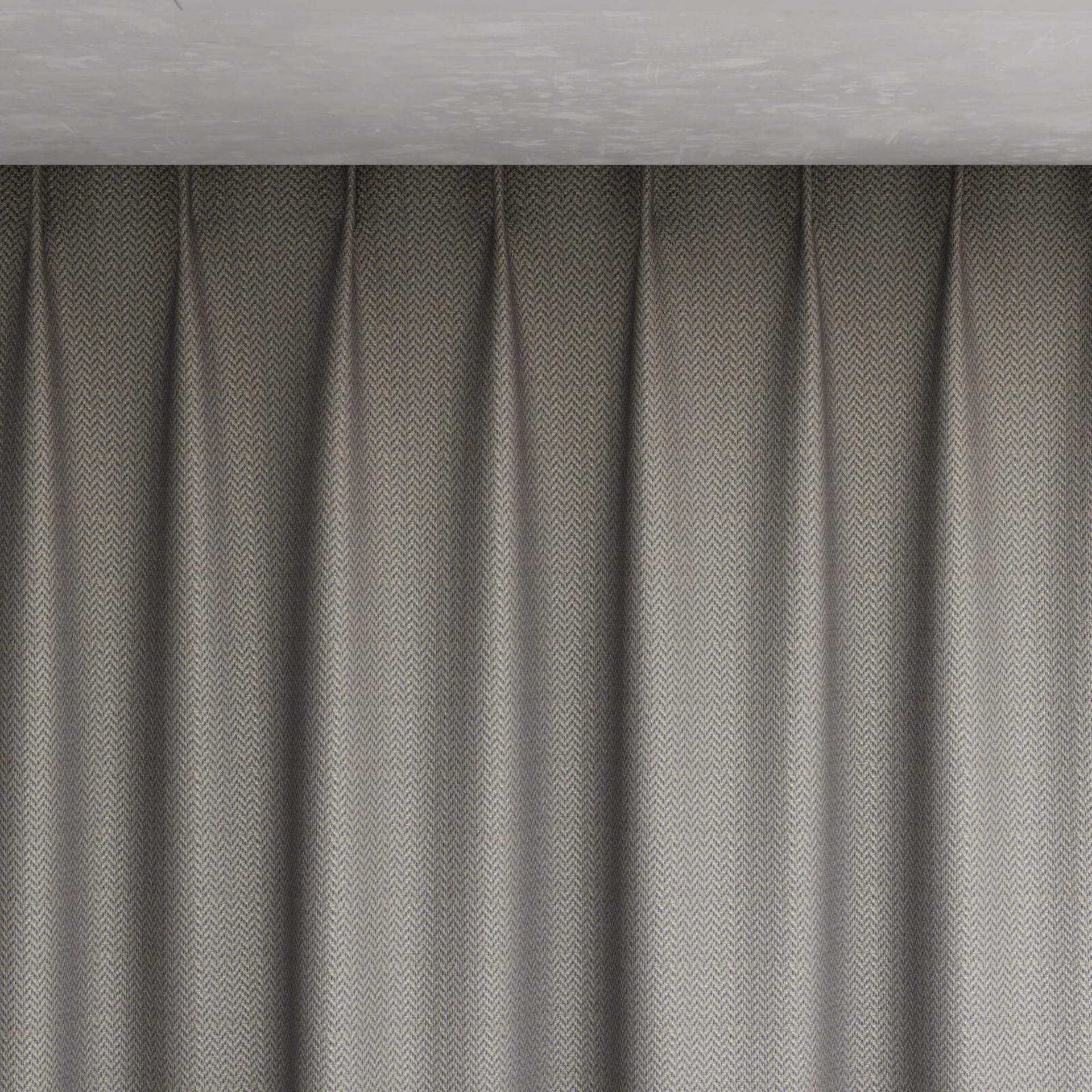 Top view of Iconji Denim, pinch pleat