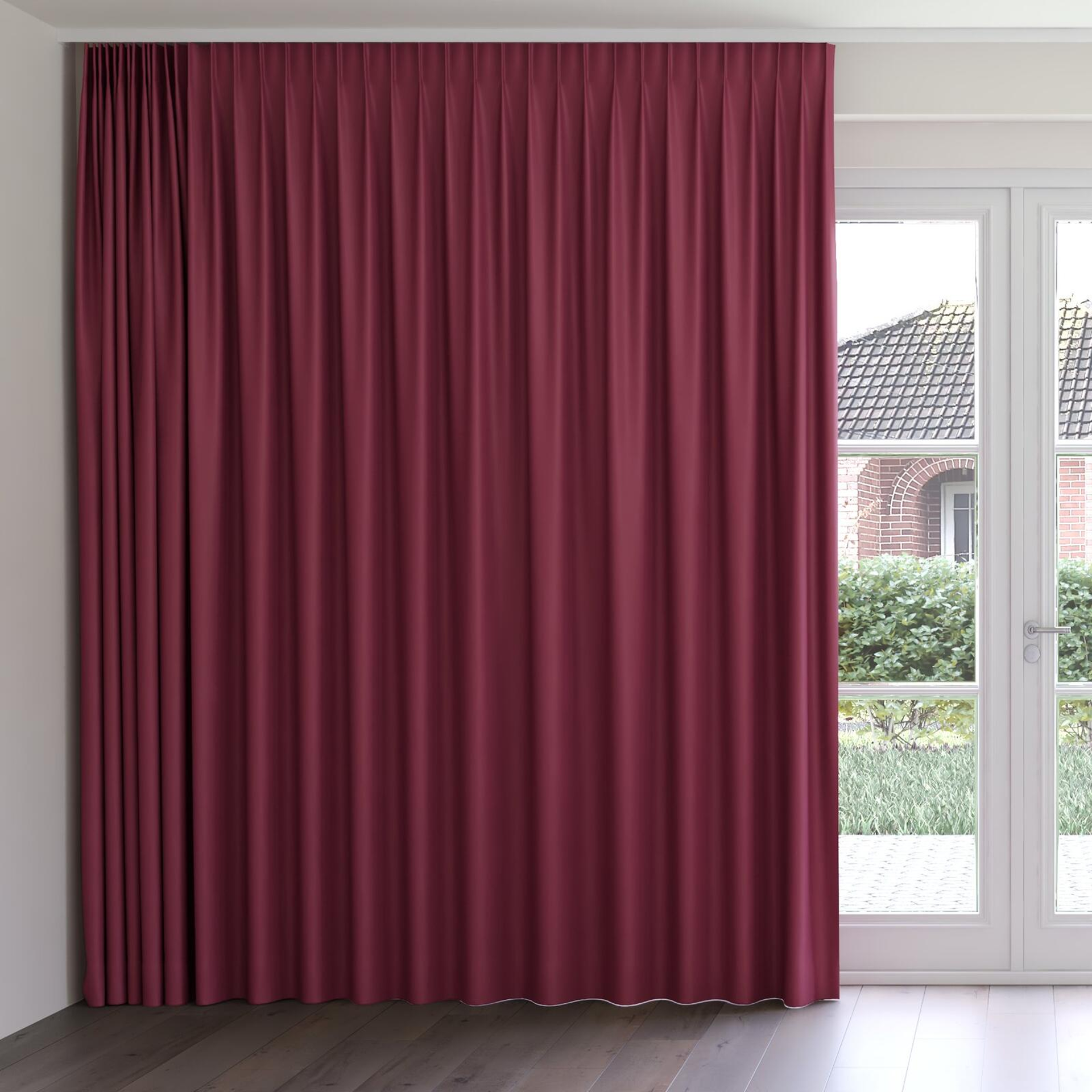 Front view of Ultra Dim Port, on curtain rail