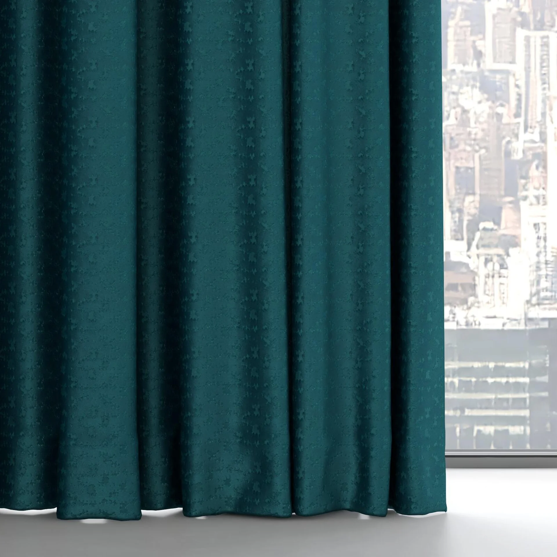 Bottom view of Requiem Teal, on hidden rail