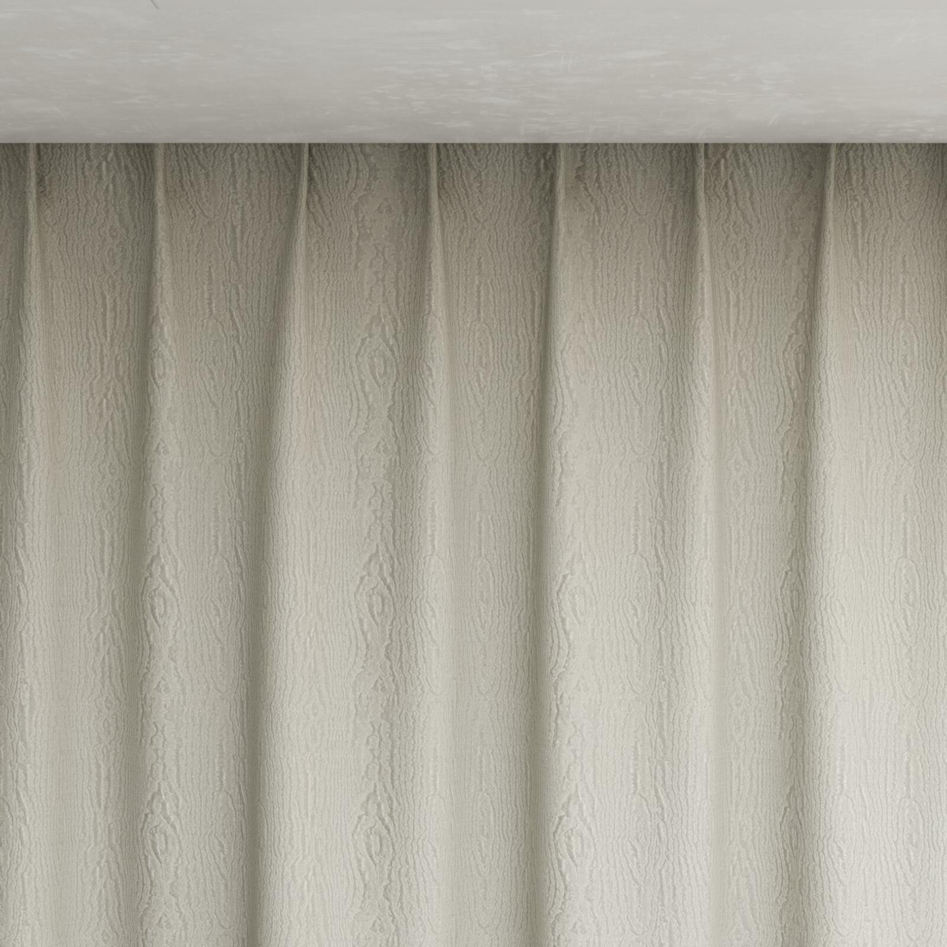 Top view of Jorace Pearl, pinch pleat