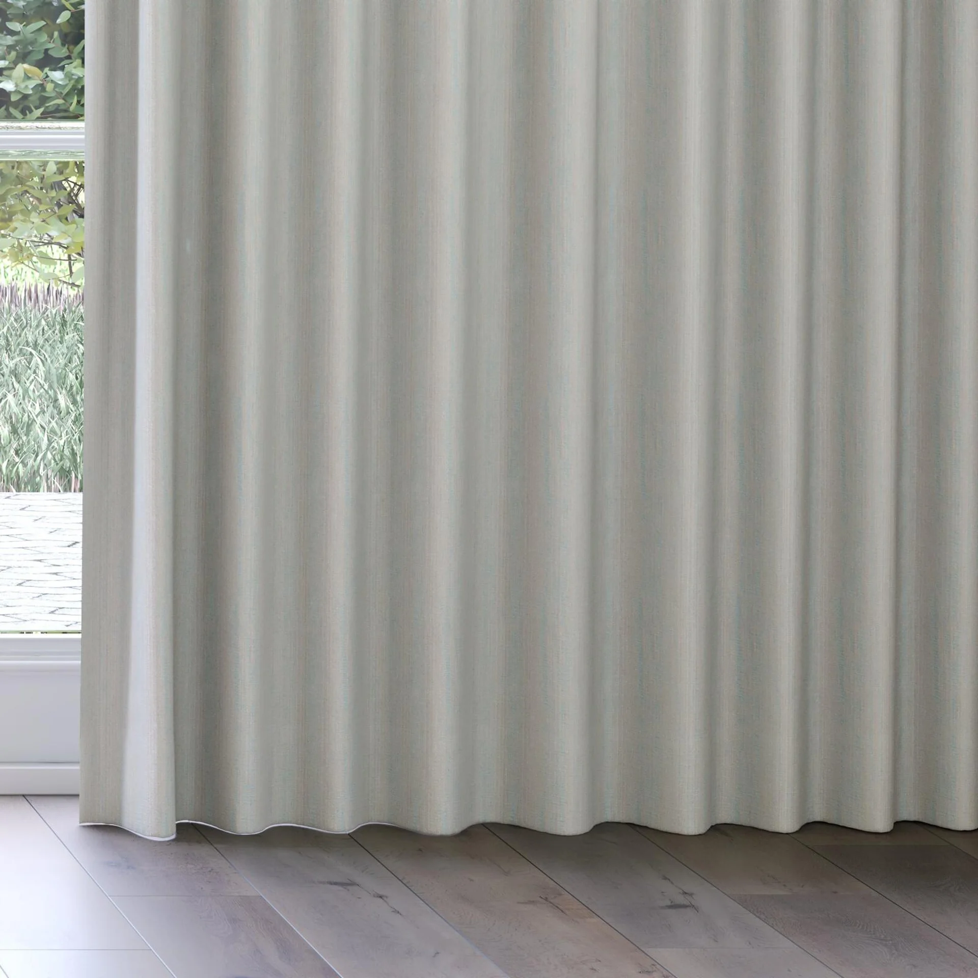 Bottom view of Stripia Pool, on curtain rail