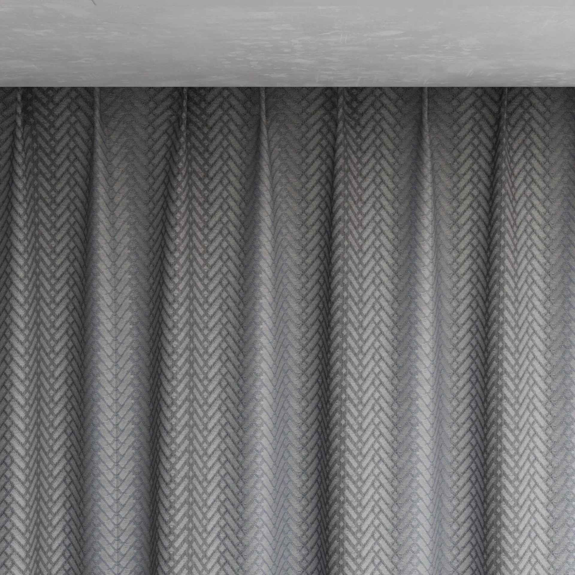 Top view of Laneway Cloud, pinch pleat