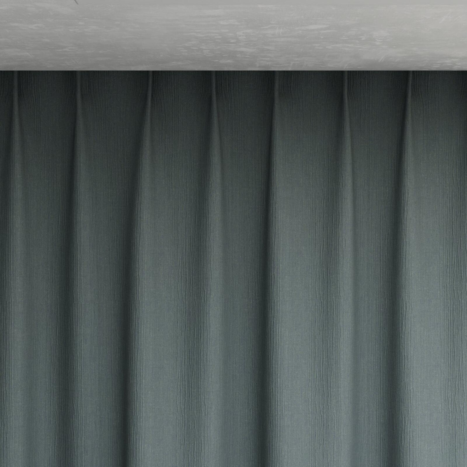 Top view of Northstar Duckegg, pinch pleat