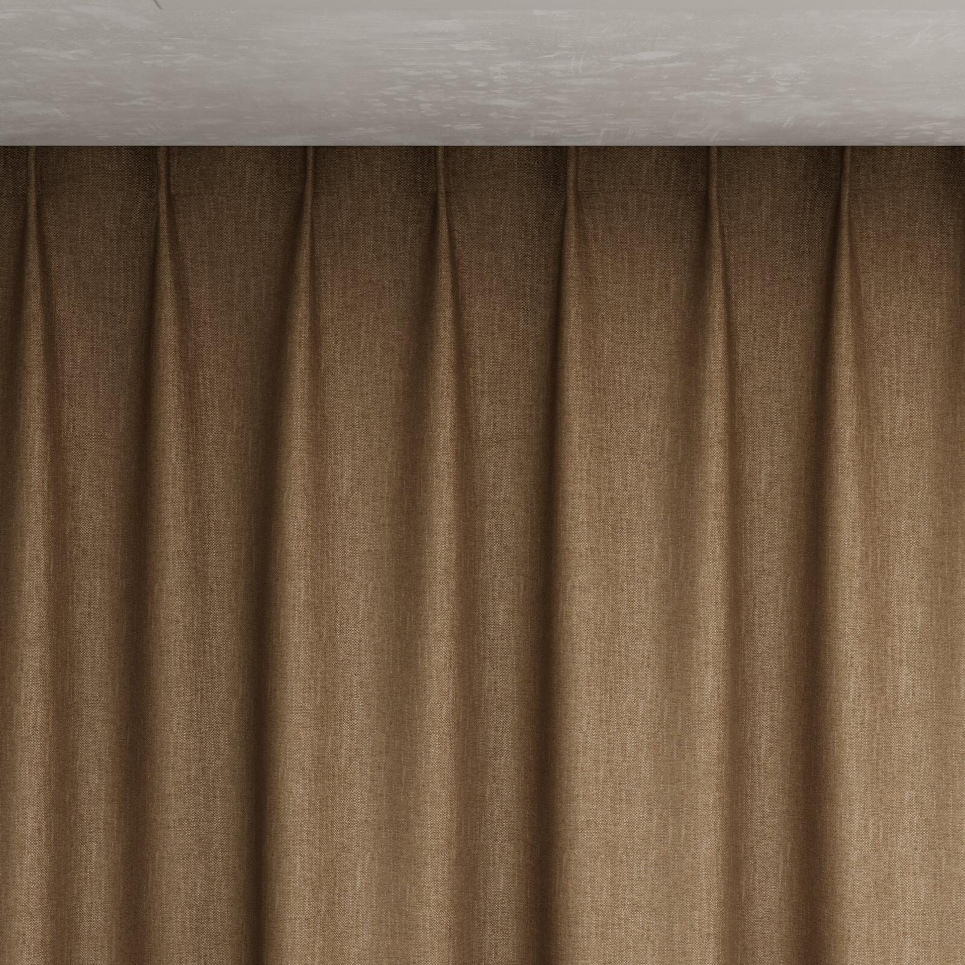 Top view of Bronco Mushroom, pinch pleat