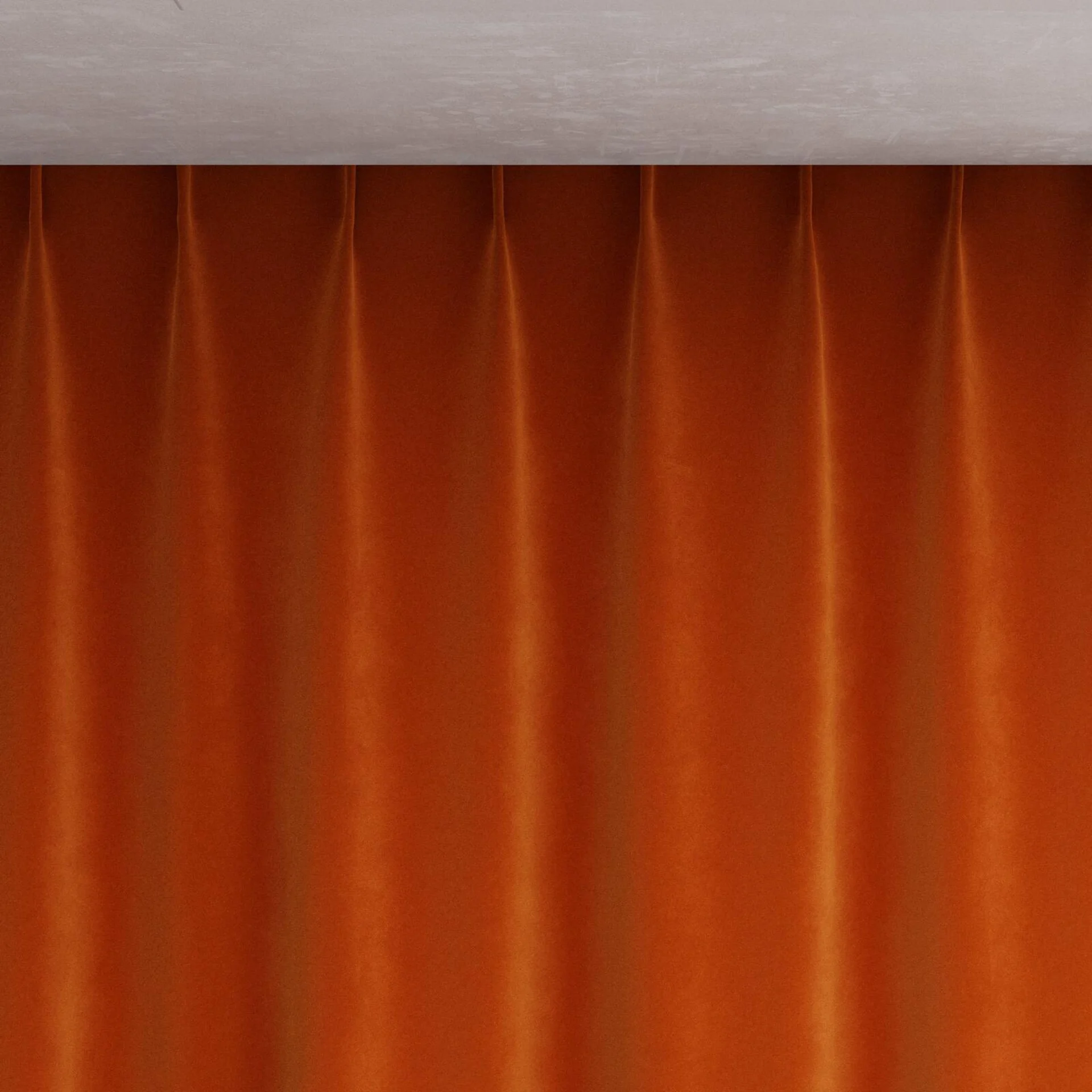 Top view of Vienna Bronzed, pinch pleat