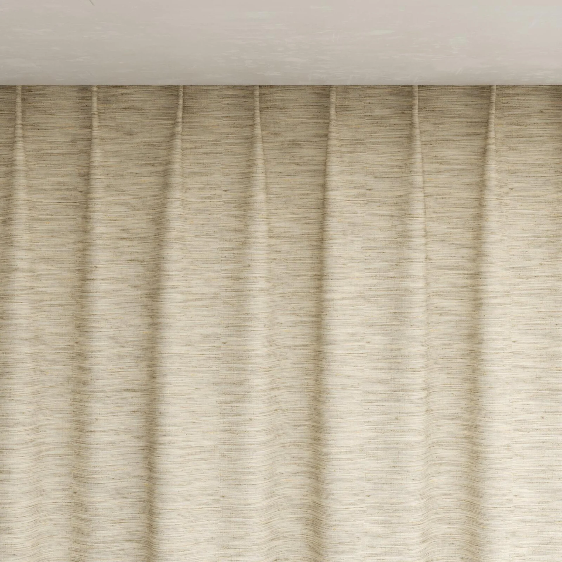 Top view of Venus Angora, pinch pleat