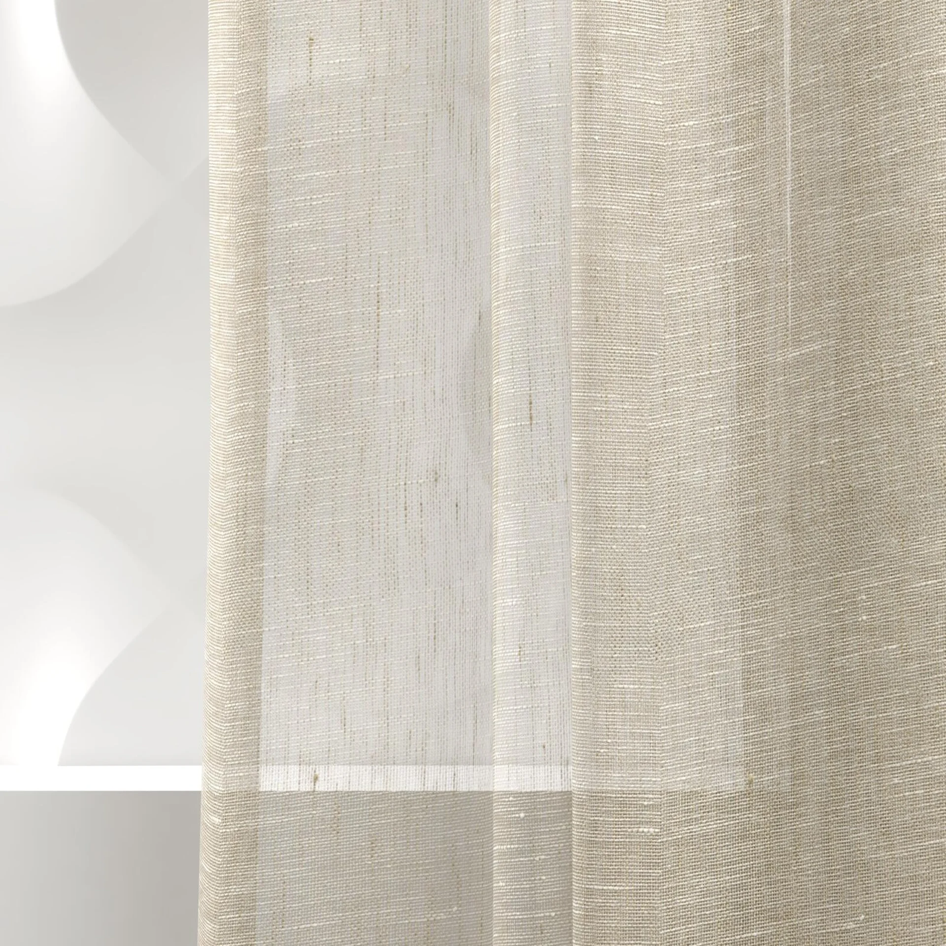 Detailed view of Pure Linen Putty