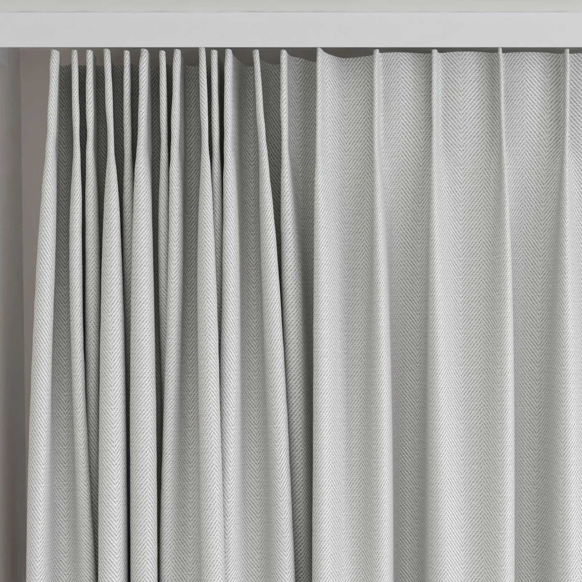 Top view of Trailblazer Aluminium, on curtain rail