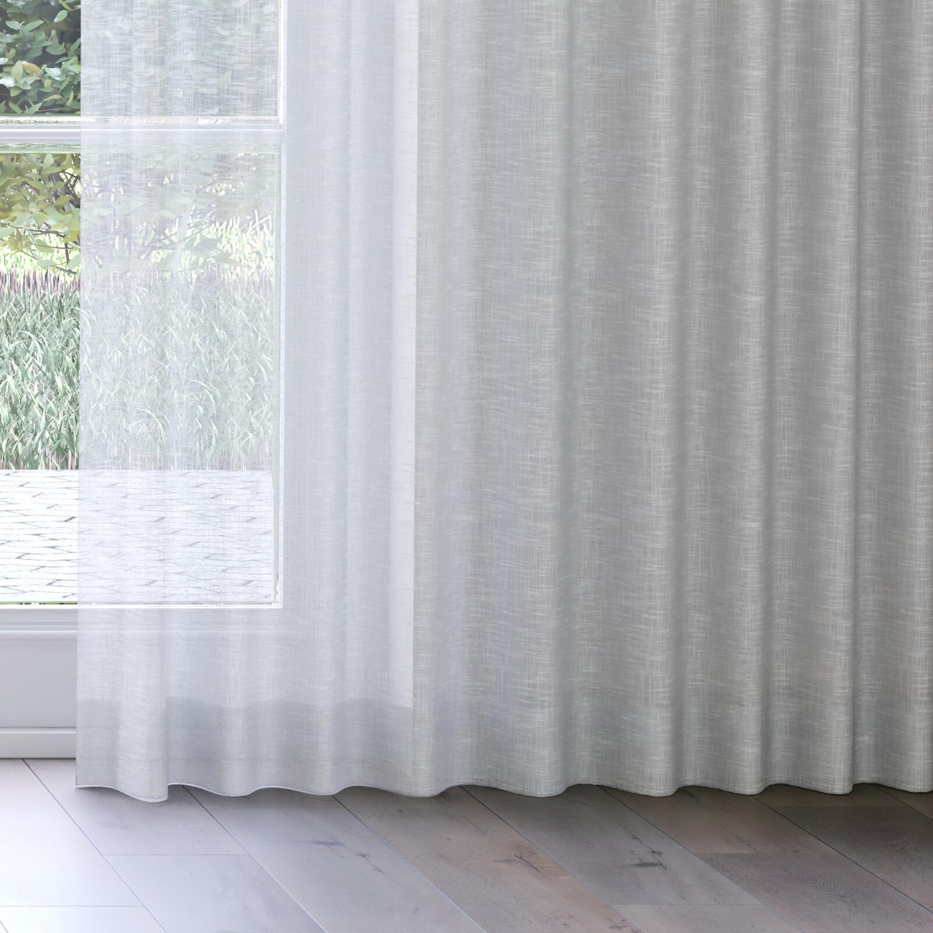 Bottom view of Savina Cloud, on curtain rail