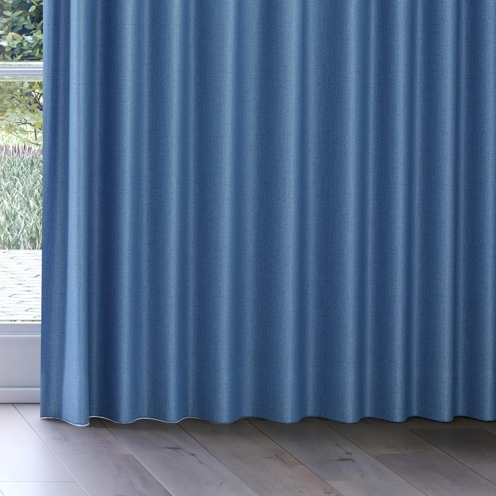 Bottom view of Celestial River, on curtain rail