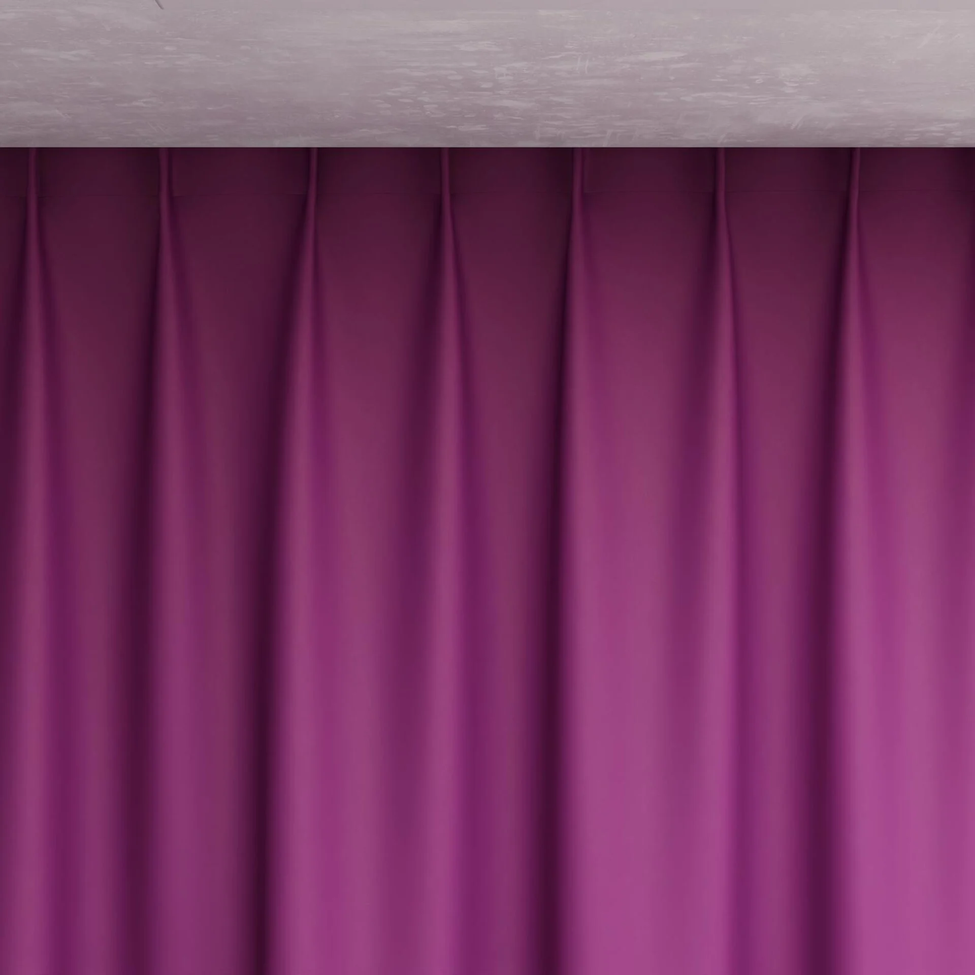 Top view of Blockbuster Crocus, pinch pleat
