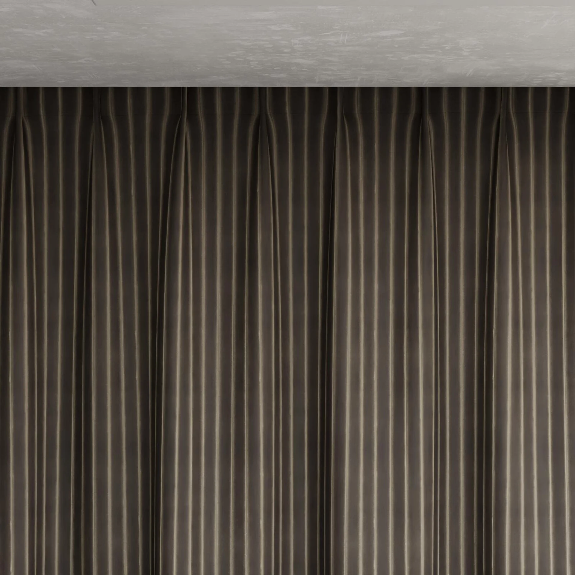 Top view of Cordial Elephant, pinch pleat