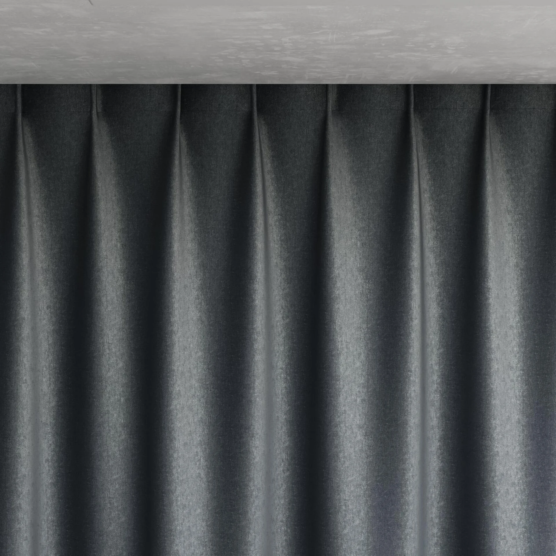 Top view of Recharge Pewter, pinch pleat