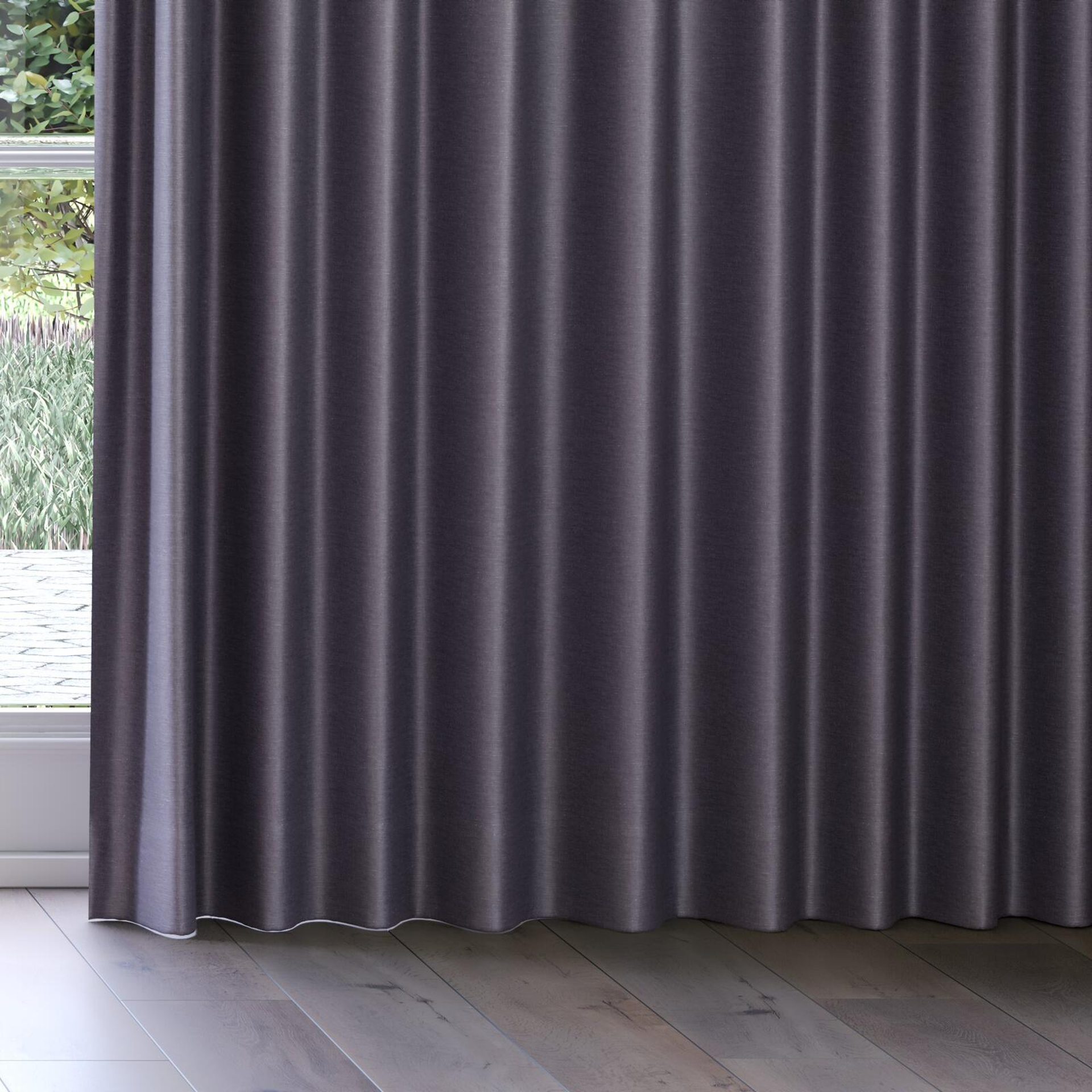 Bottom view of Provence Nocturne, on curtain rail