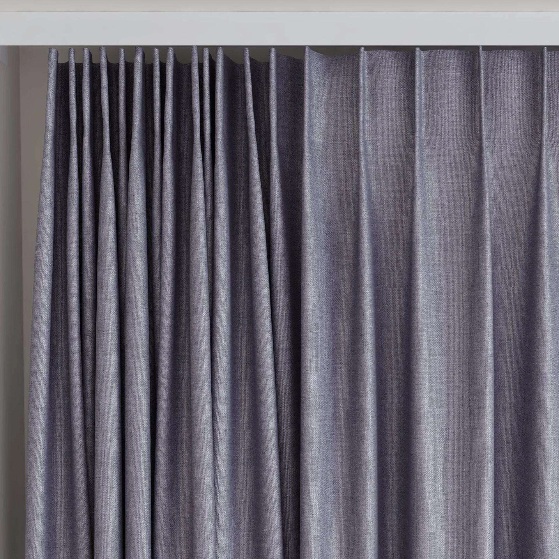 Top view of Linex Parma, on curtain rail