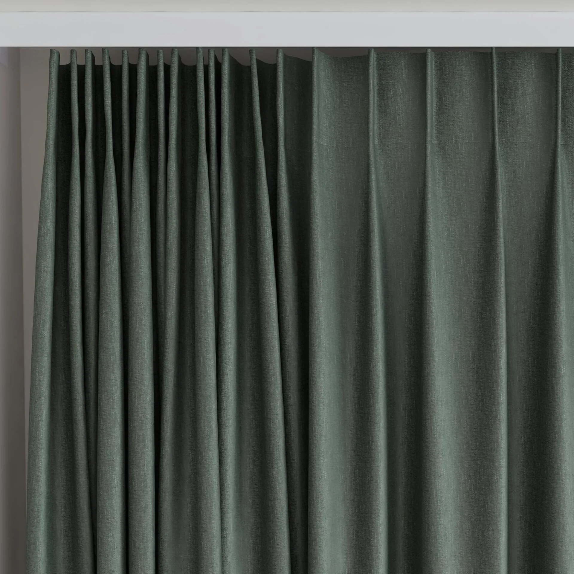 Top view of Rewind Hunter, on curtain rail