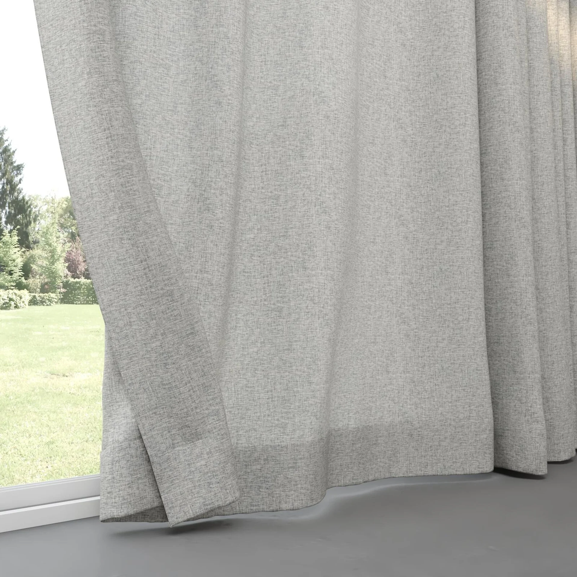 Bottom view of Envoy 2 Flint 320cm, pinch pleat