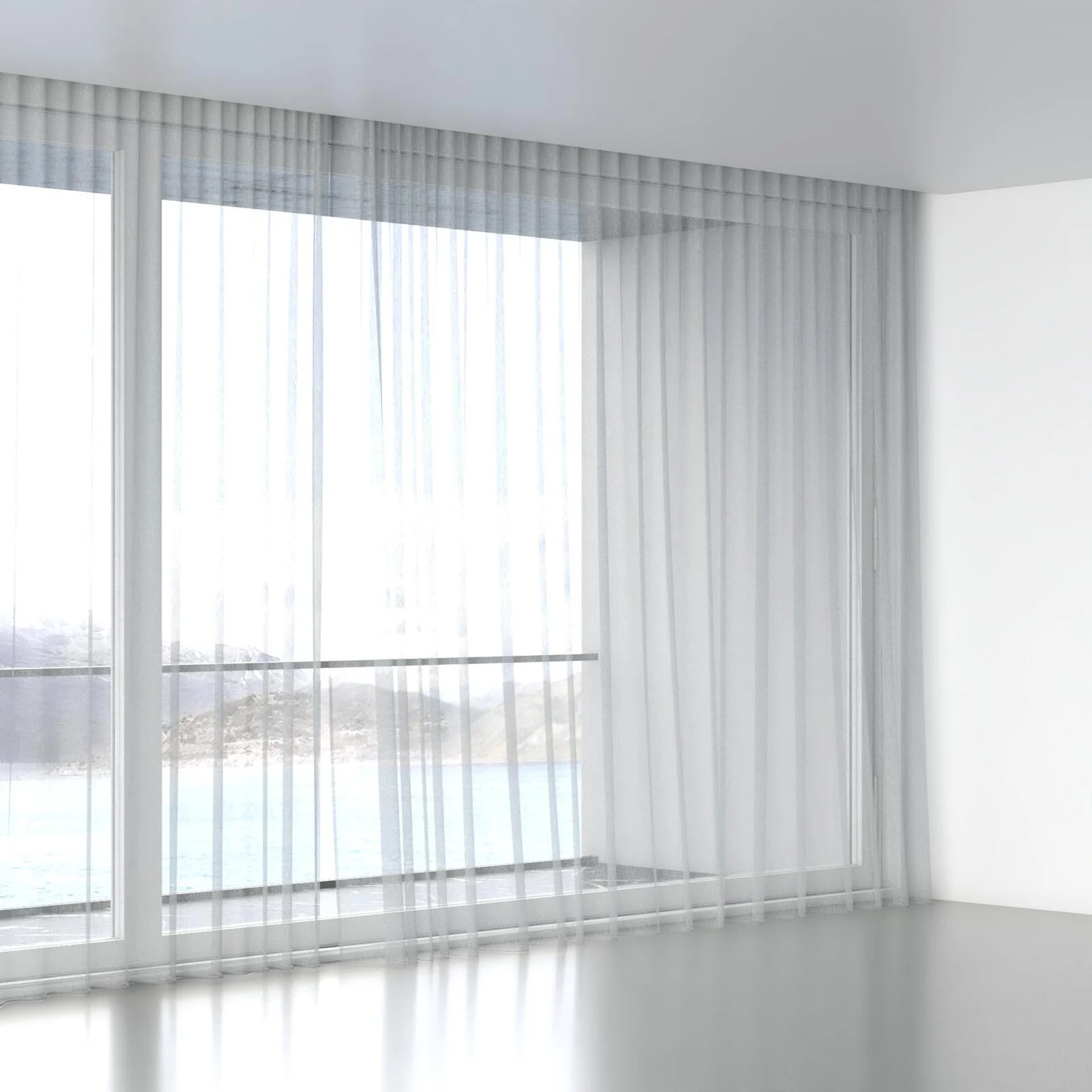 Full view of Makai (JDG) Ice, wave pleat