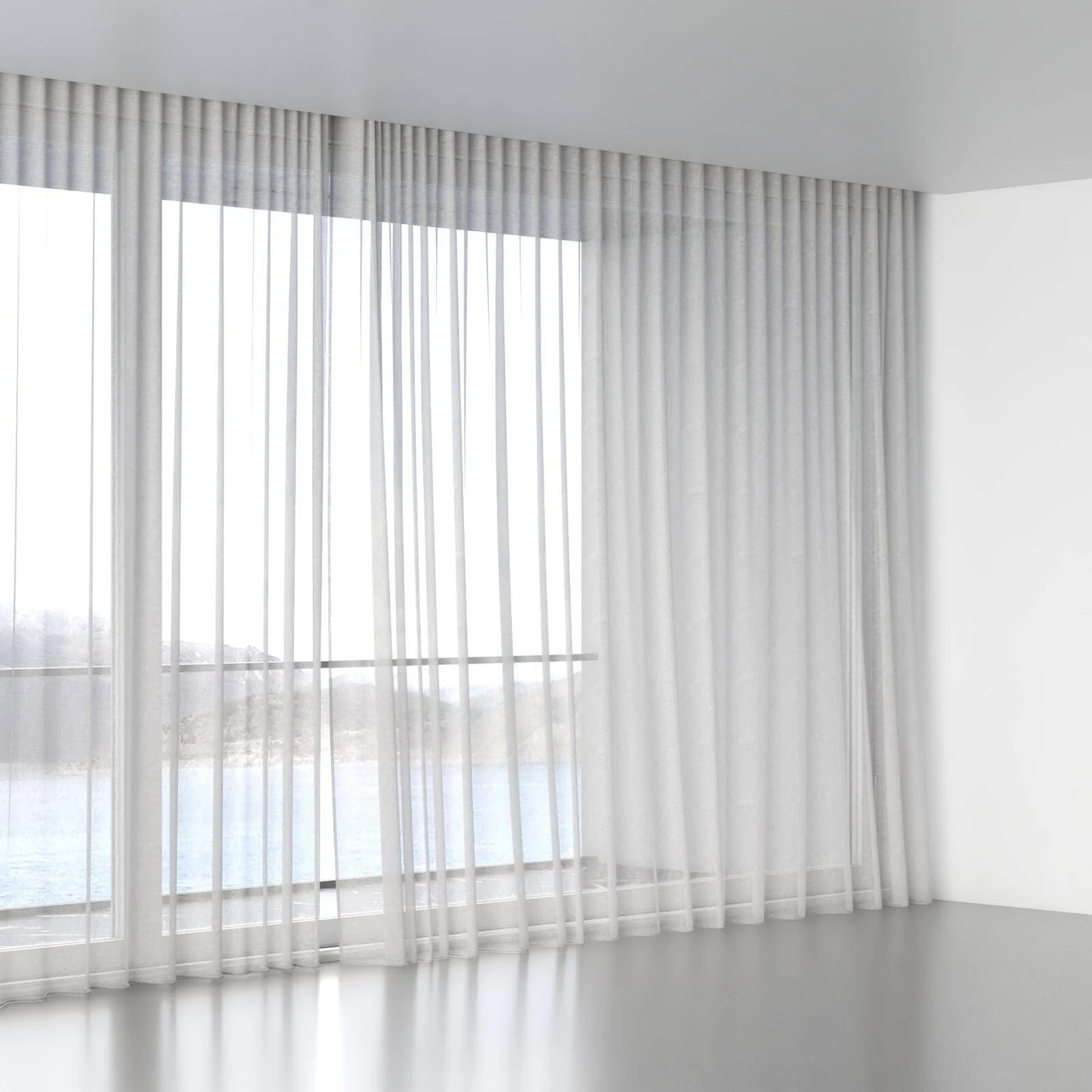 Full view of Lino Fog, wave pleat