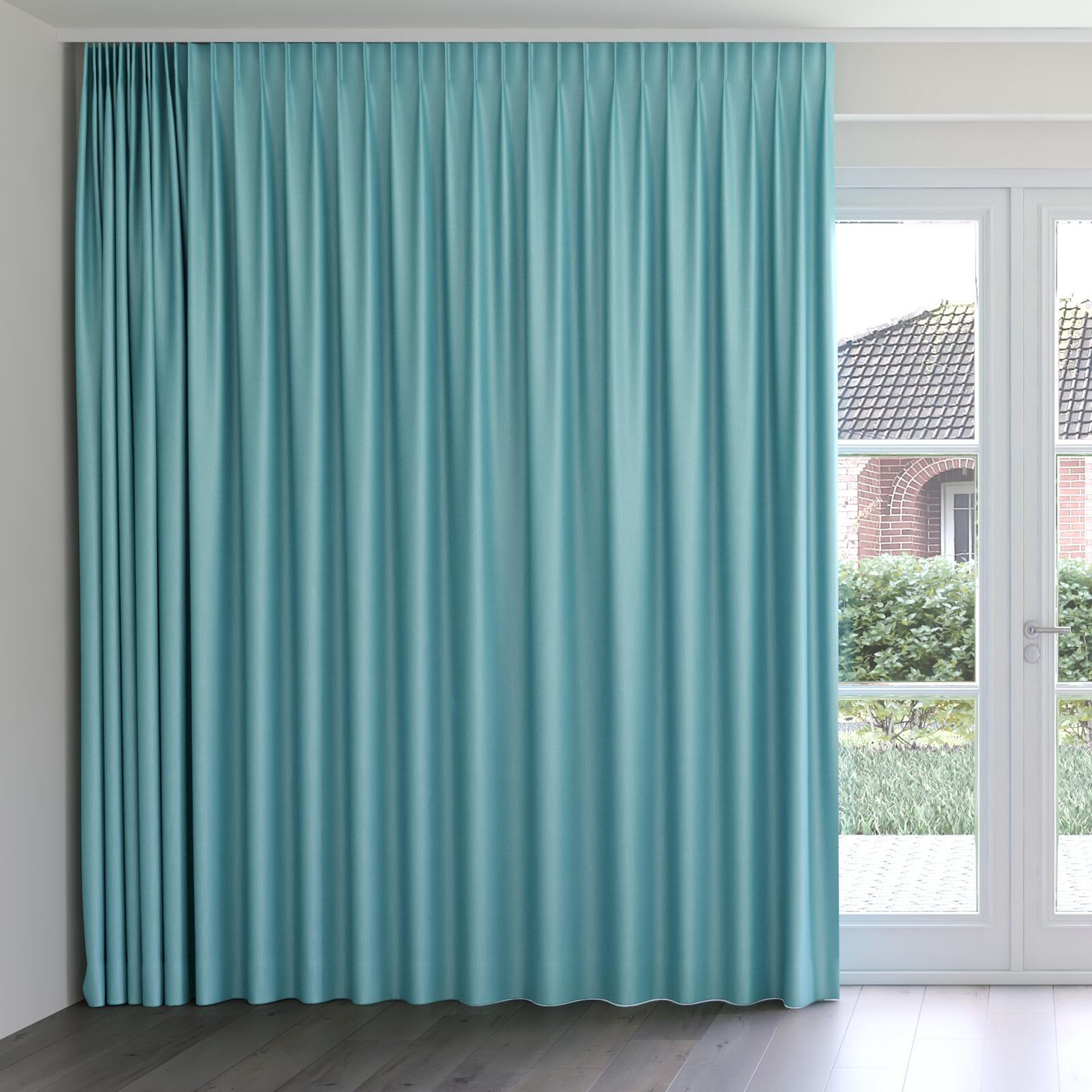 Front view of Bavaria Pool, on curtain rail