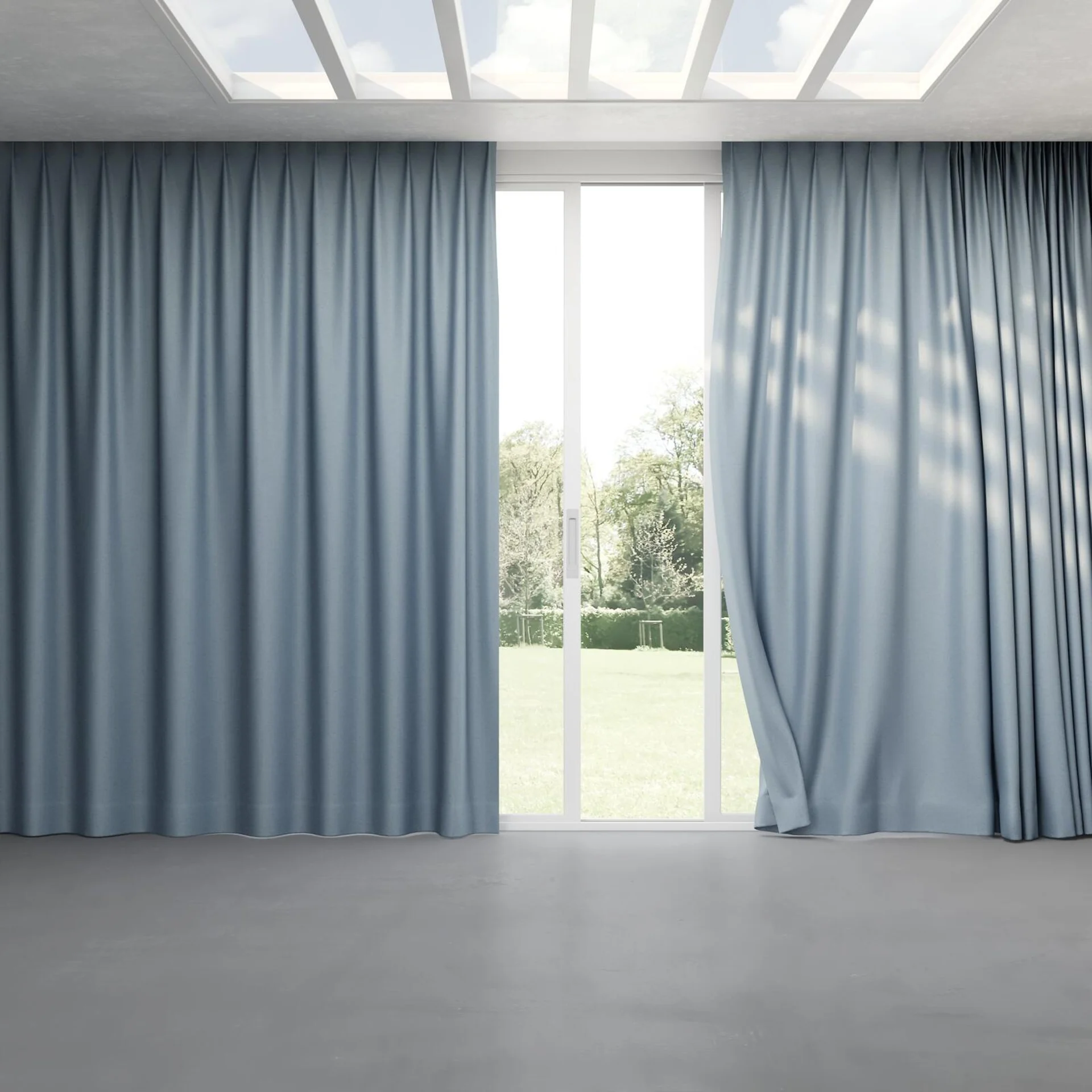 Full view of Grove Horizon, pinch pleat