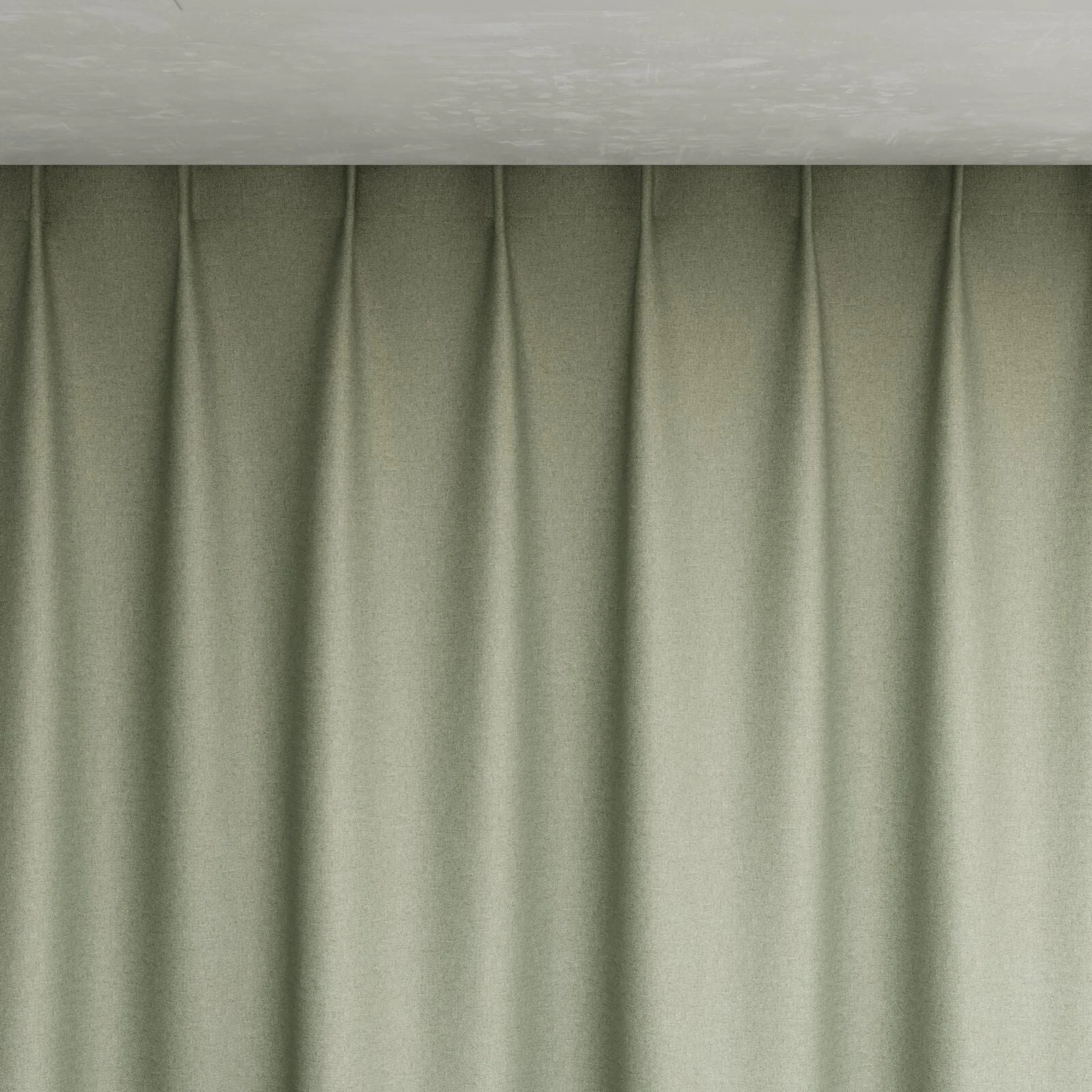 Top view of Grove Seagrass, pinch pleat