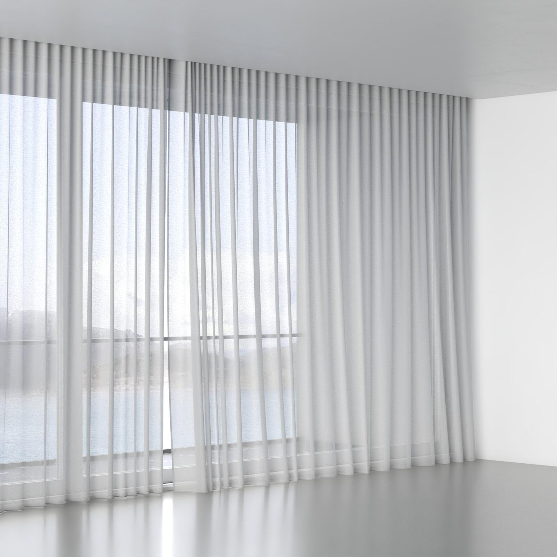 Full view of Wategos Silver, wave pleat
