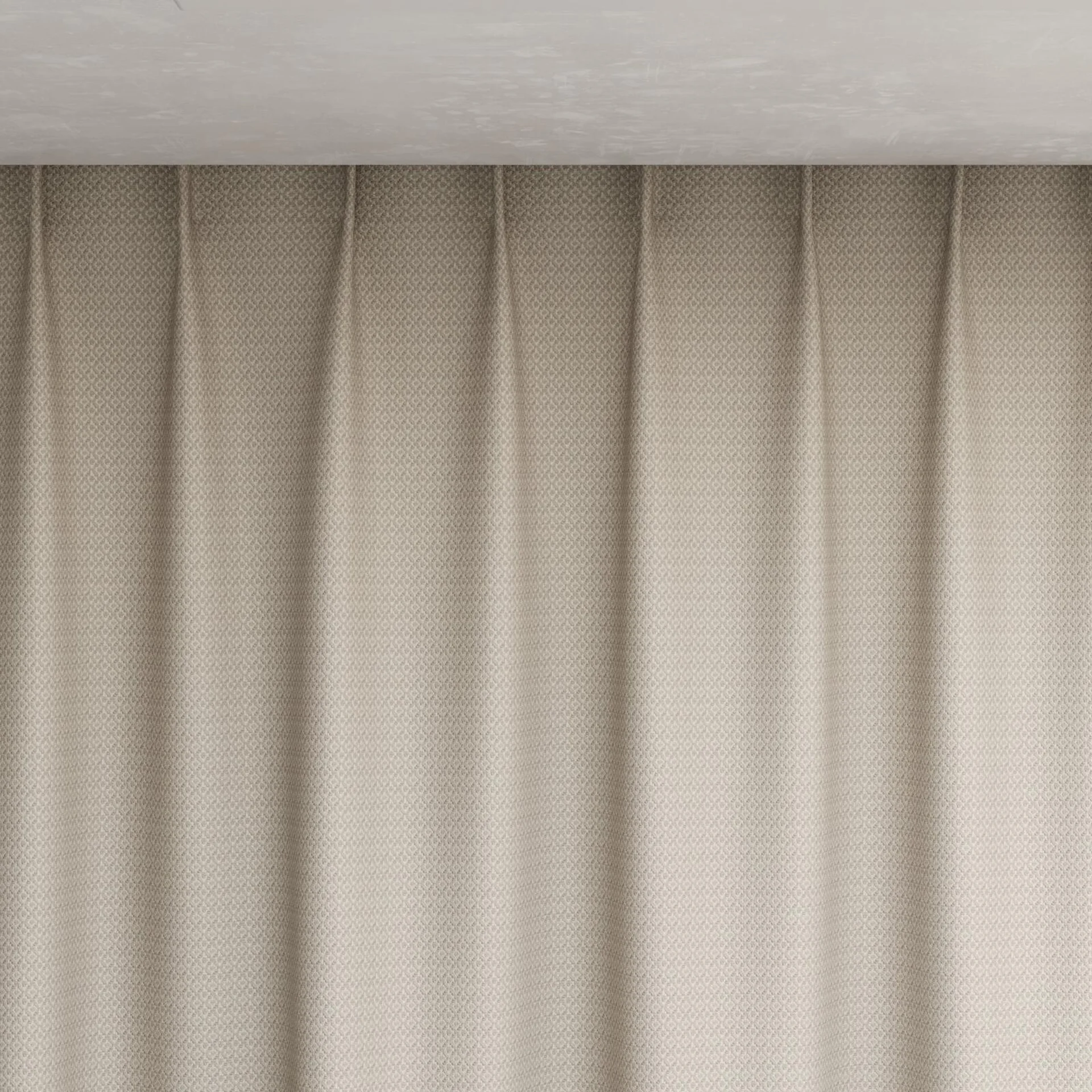 Top view of Emoticon Raffia, pinch pleat