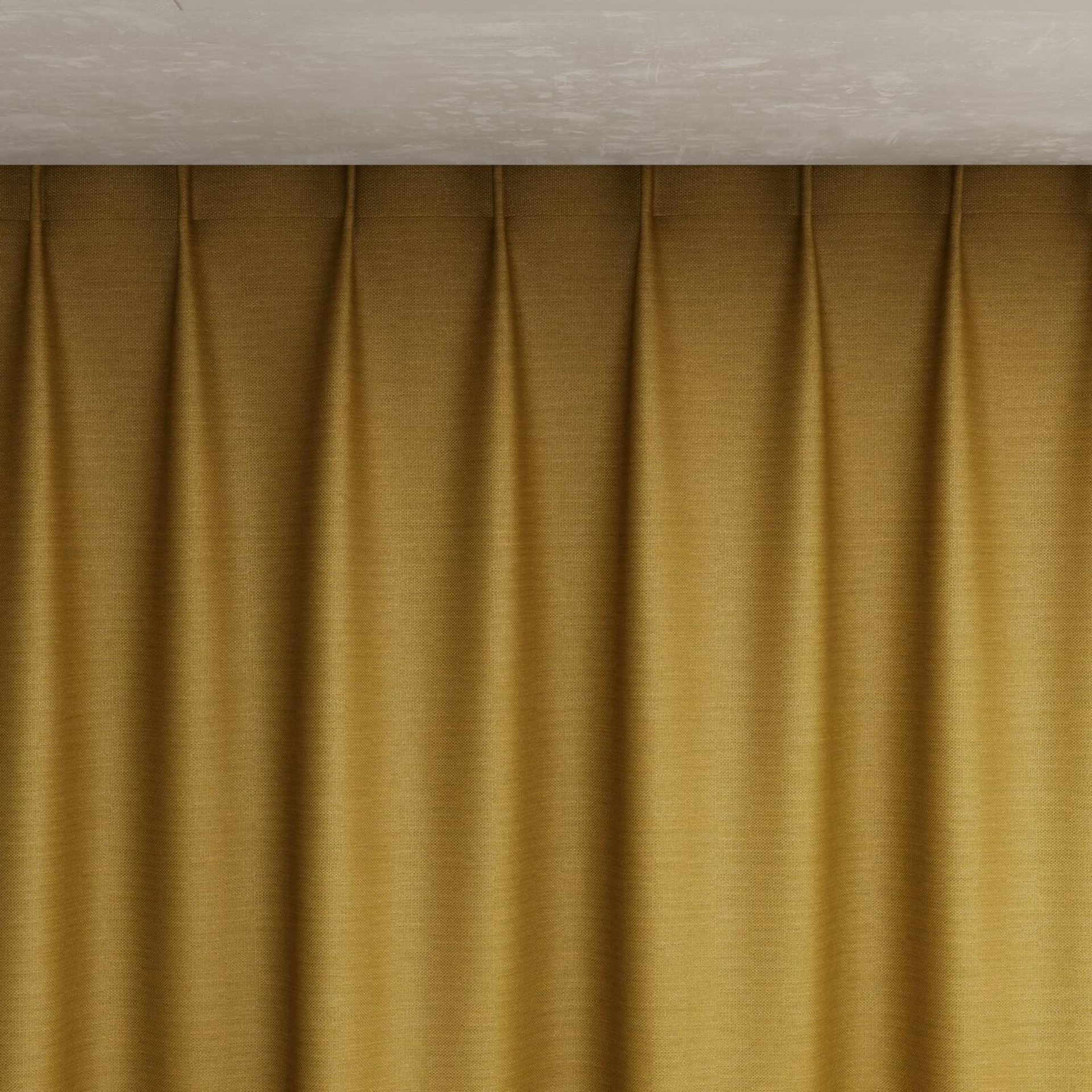 Top view of Re-Juvenate Gold, pinch pleat
